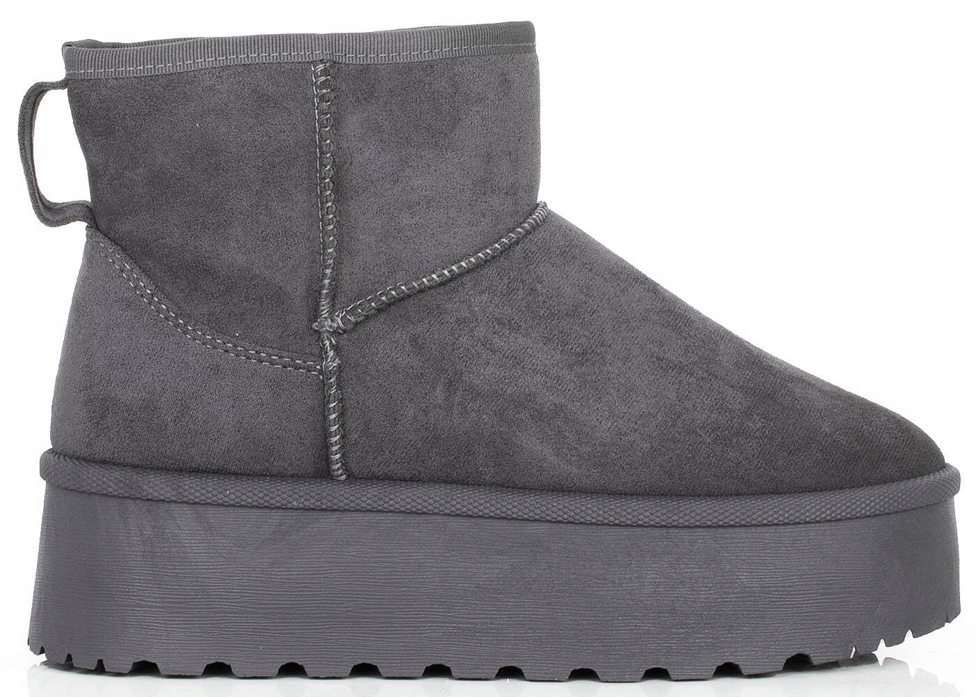 ŚNIEGOWCE SZARE OCIEPLANE BOTKI NA PLATFORMIE 39 Płeć kobieta