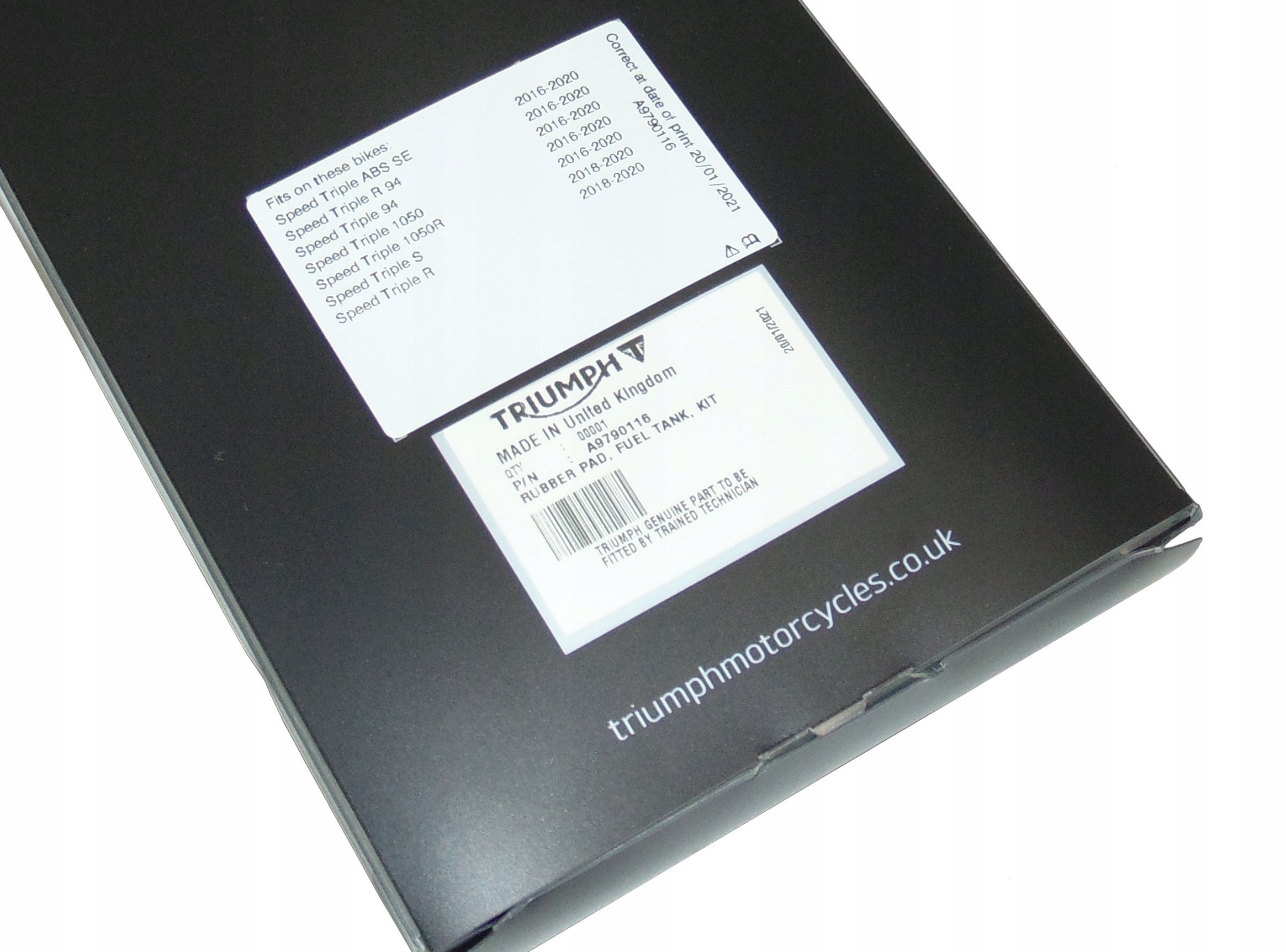 OSŁONA NA ZBIORNIK TRIUMPH SPEED TRIPLE 16-20 Producent Triumph OE