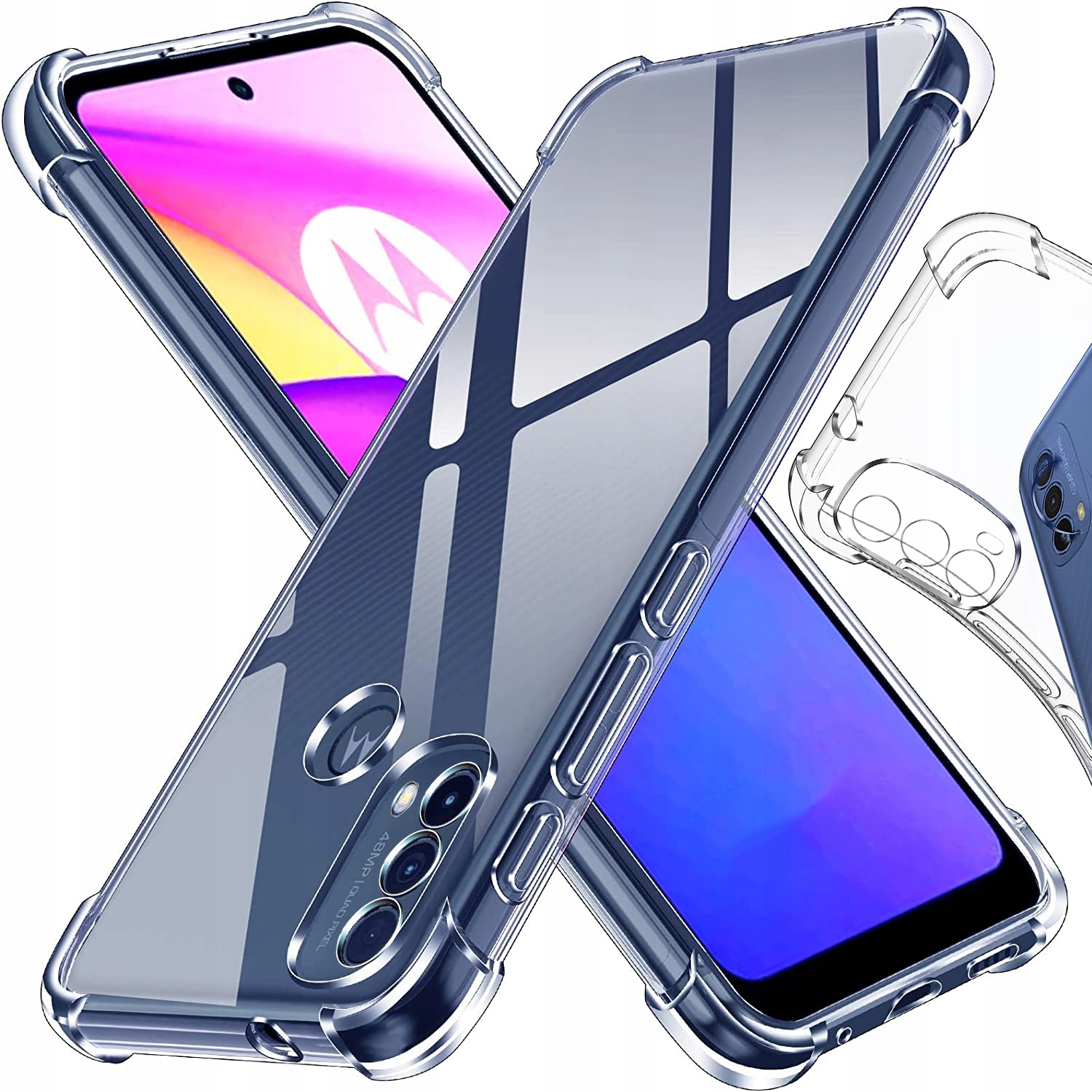 

Etui do Motorola Moto E40 E30 Anti Shock Szkło