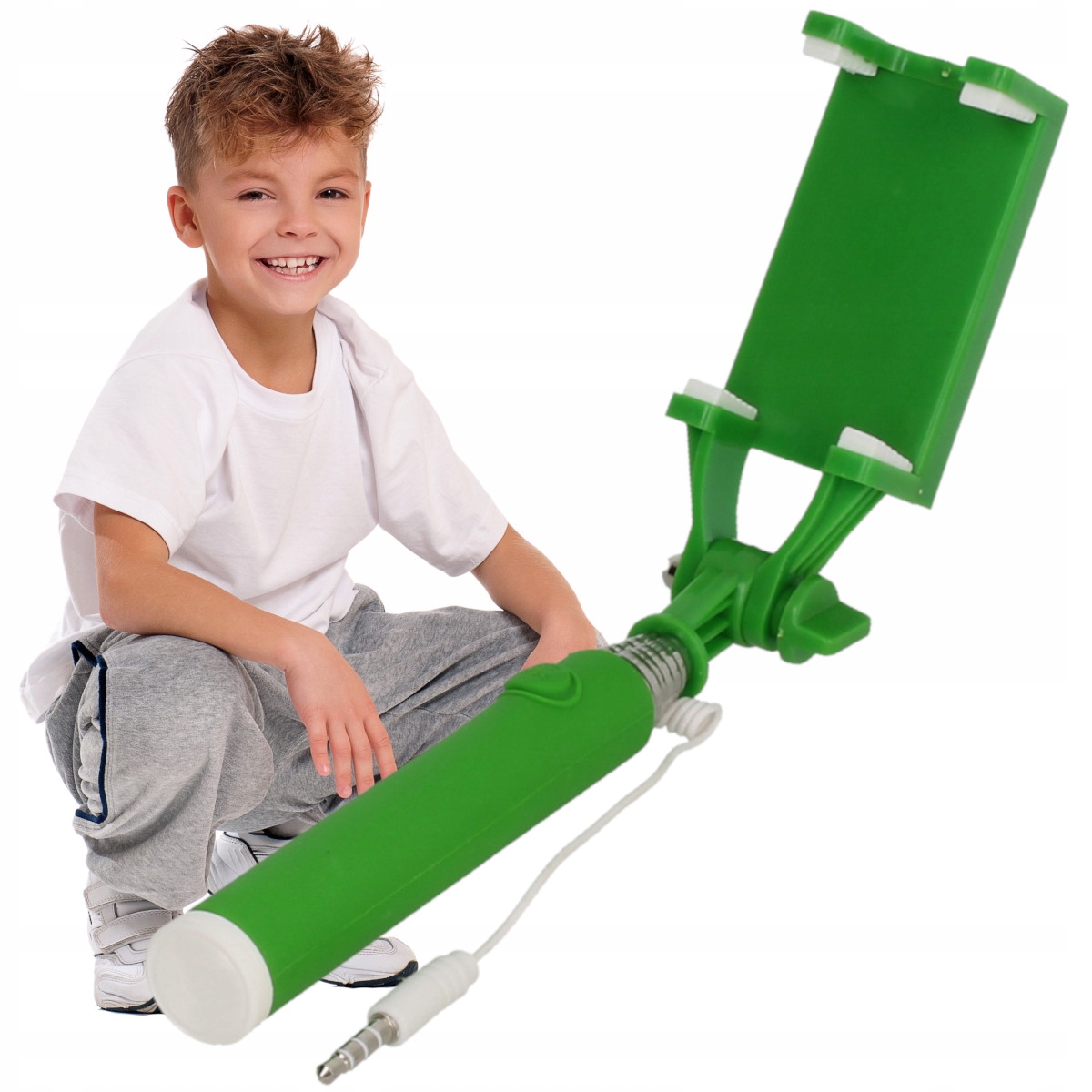 KIJEK SELFIE STICK z KABLEM UCHWYT - SOLIDNY Marka Inna