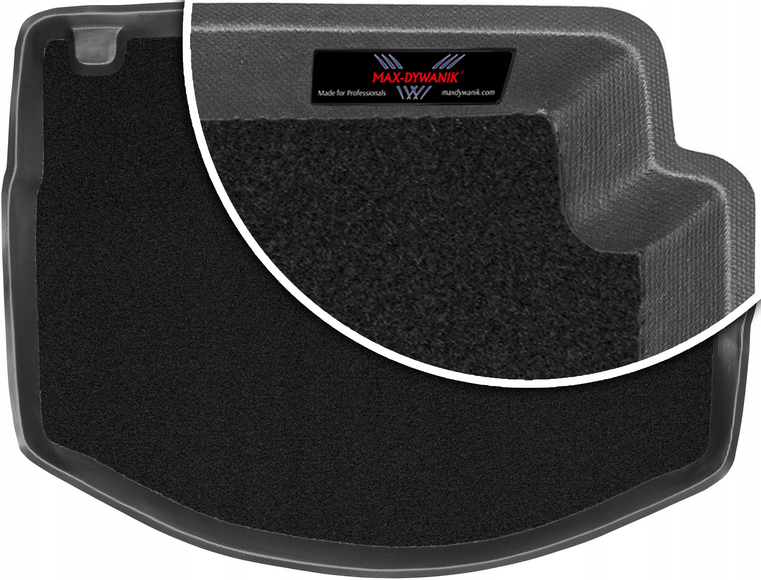Citroen DS3 Hatchback 2010-2016 Koberec do zavazadlového prostoru s velurovou podložkou