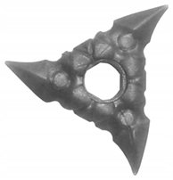 

Lego 19807a Srebrny shuriken Nowy 1szt AK1