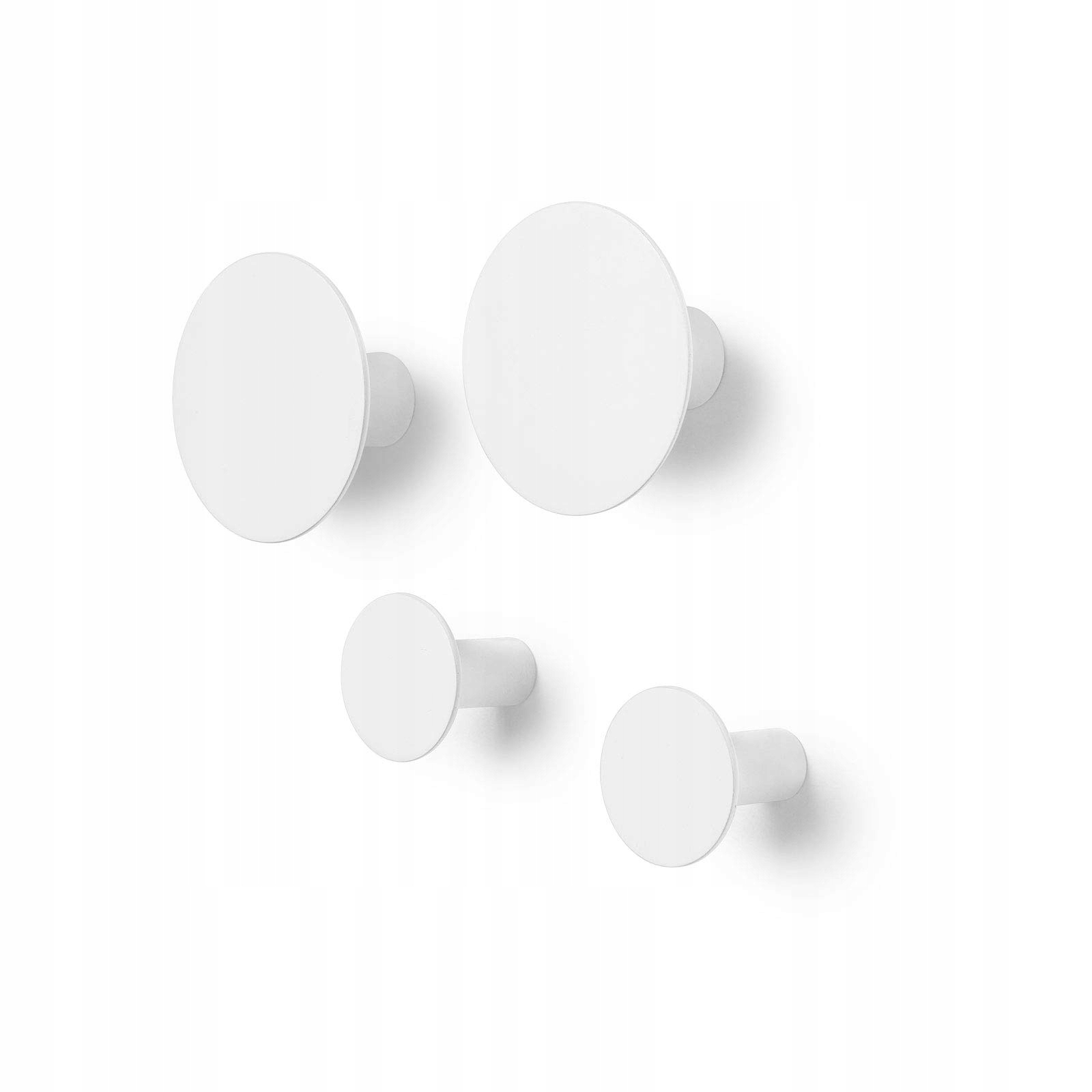 Blomus Ponto Nástěnný věšák Sada 4 věšáků Bílý odstín