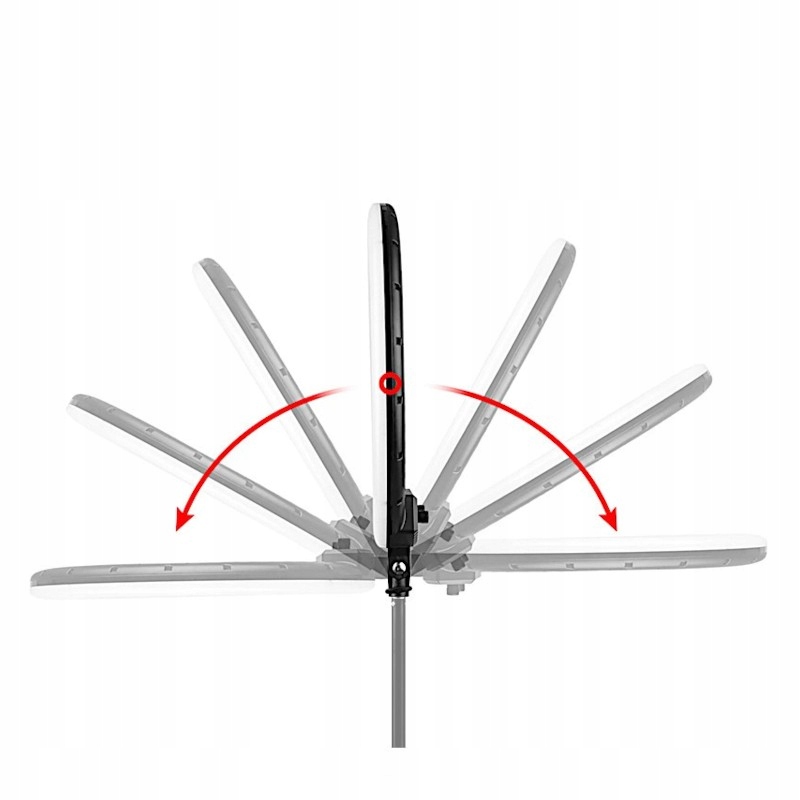 MITOYA MTY-18C LAMPA PIERŚCIENIOWA + STATYW 200 cm Moc żarówki/świetlówki 50 W