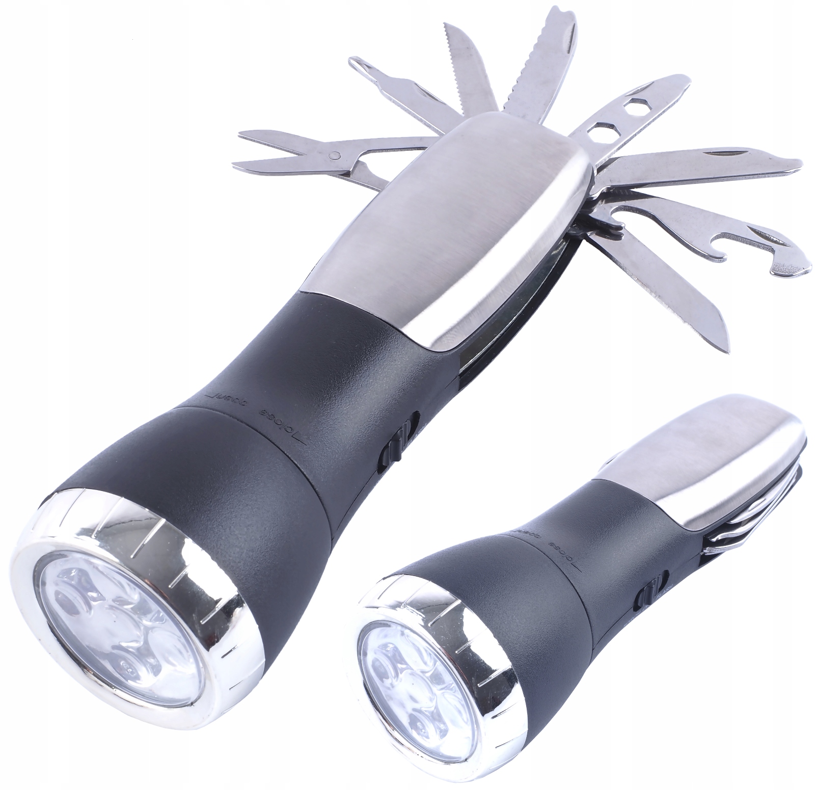 LATARKA WIELOFUNKCYJNA TURYSTYCZNA BIWAKOWA ZE SCYZORYKIEM Cechy dodatkowe uchwyt