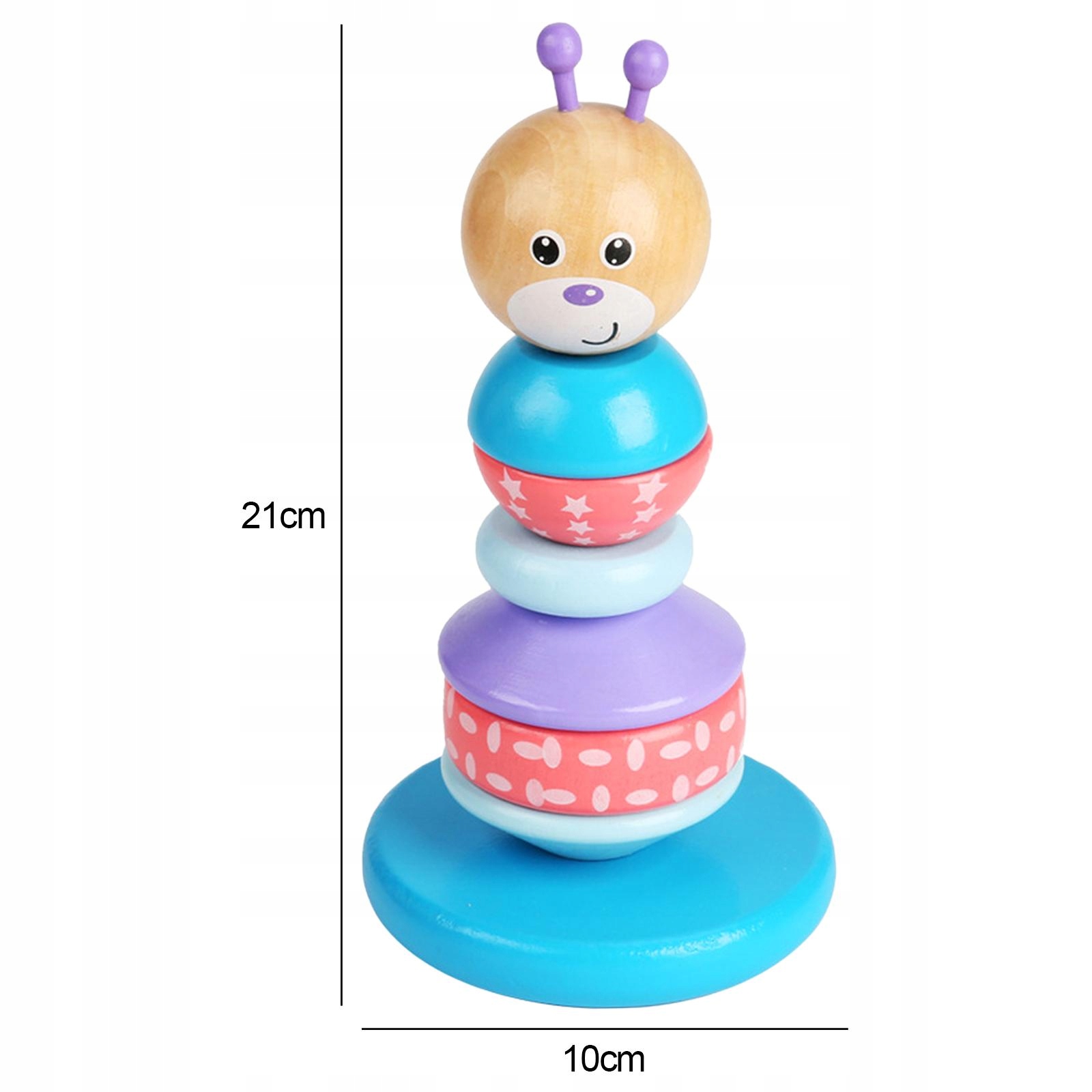 Stacker Set Układanie puzzli Wiek dziecka 0 +