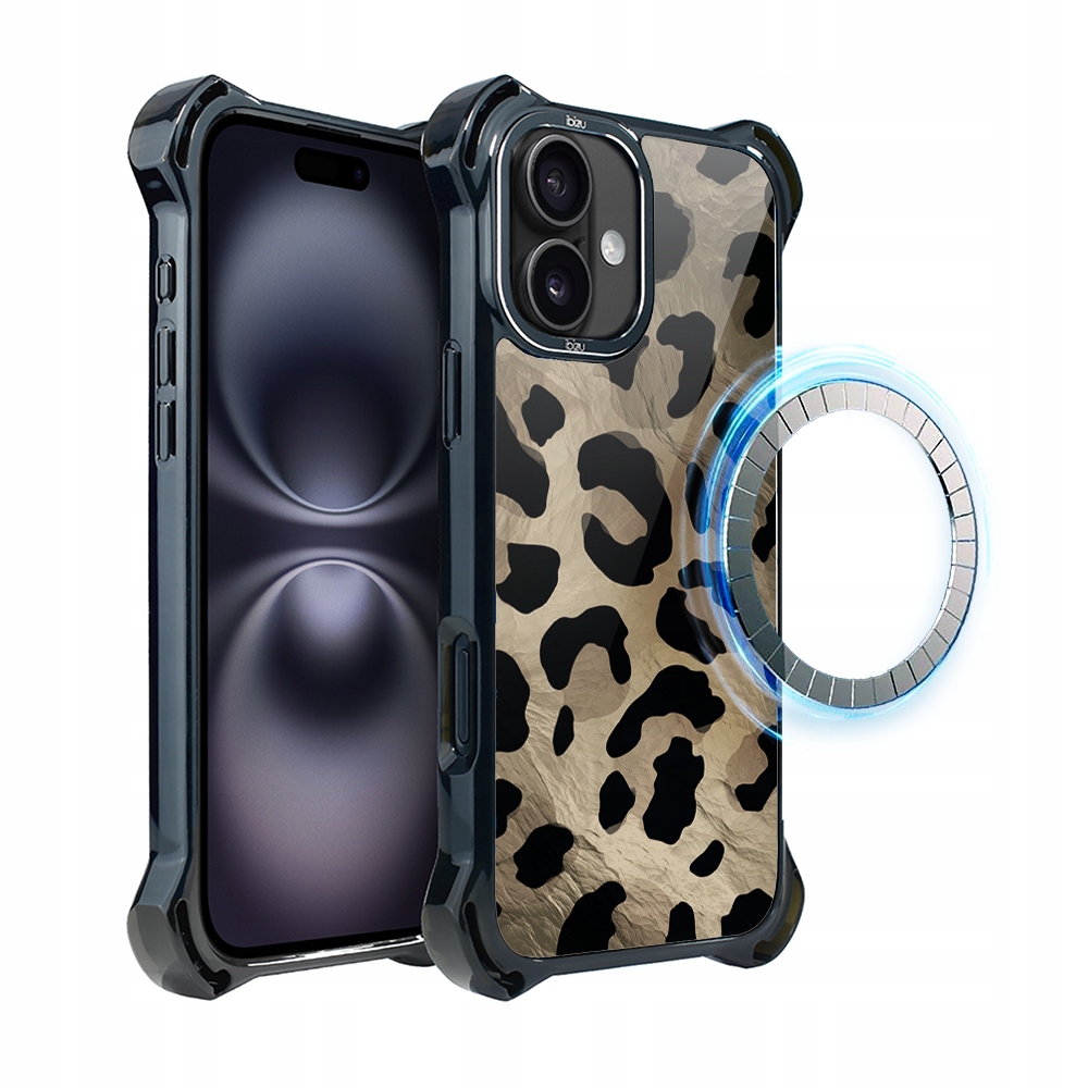 Pouzdro Ibizu DropGuard Ultra s MagSafe pro iPhone 16 Plus, barva Wild Leopard