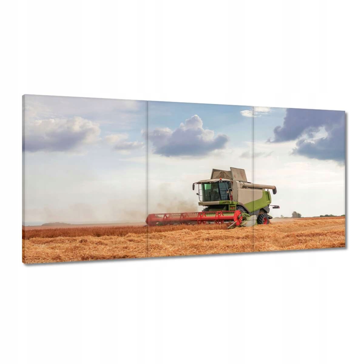 Obrazy 180x90 Kombajn na obilnom poli