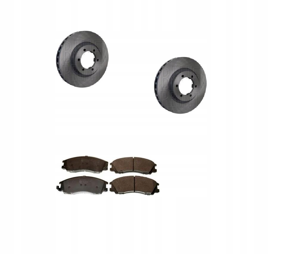 Kotouče Kostky Terracan 2004-2006 Přední Sada 303 MM