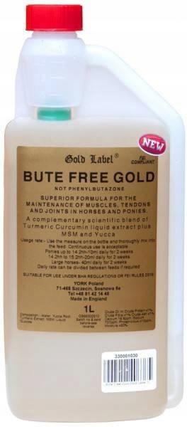 Bota Free Gold s kurkumou na klouby, šlachy a svaly 1 L