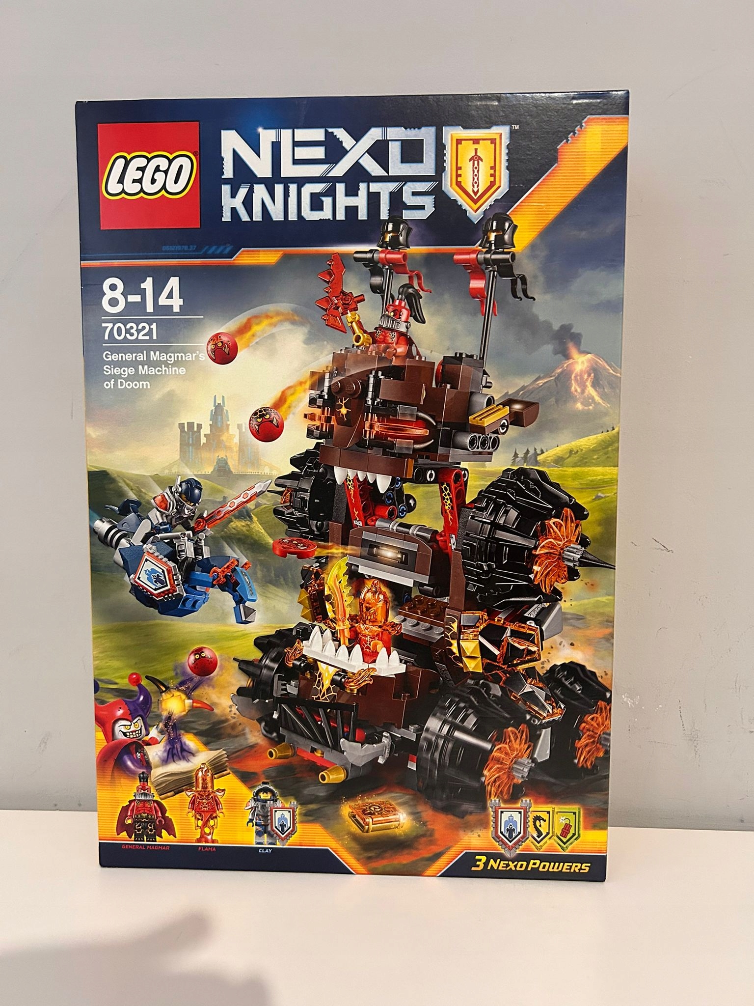 stavebnice Lego Nexo Knights 70321 Obléhací stroj generála Magmara Nové