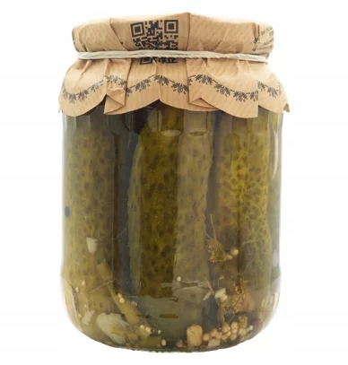 Levně Fine Life Konzervované Okurky S Česnekem 640 G 6 Kusů