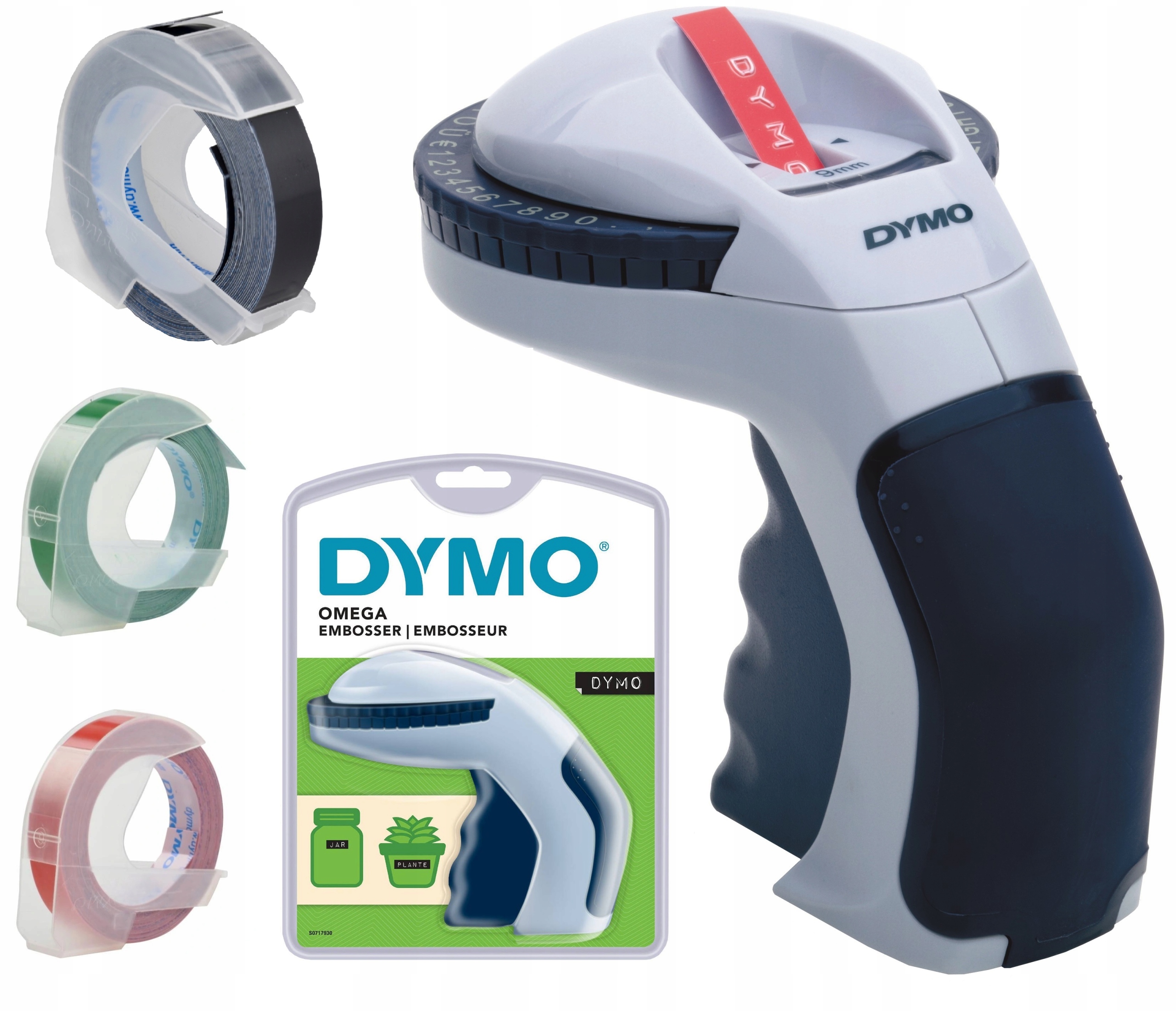 

Dymo Omega Wytłaczarka etykiet Dom Biuro 3 taśmy