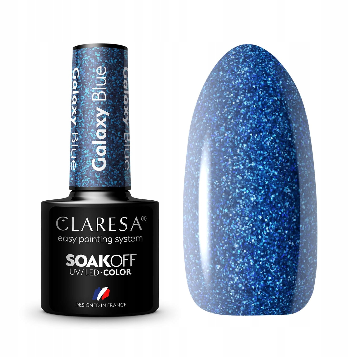 

Claresa Lakier hybrydowy Galaxy Blue 5g