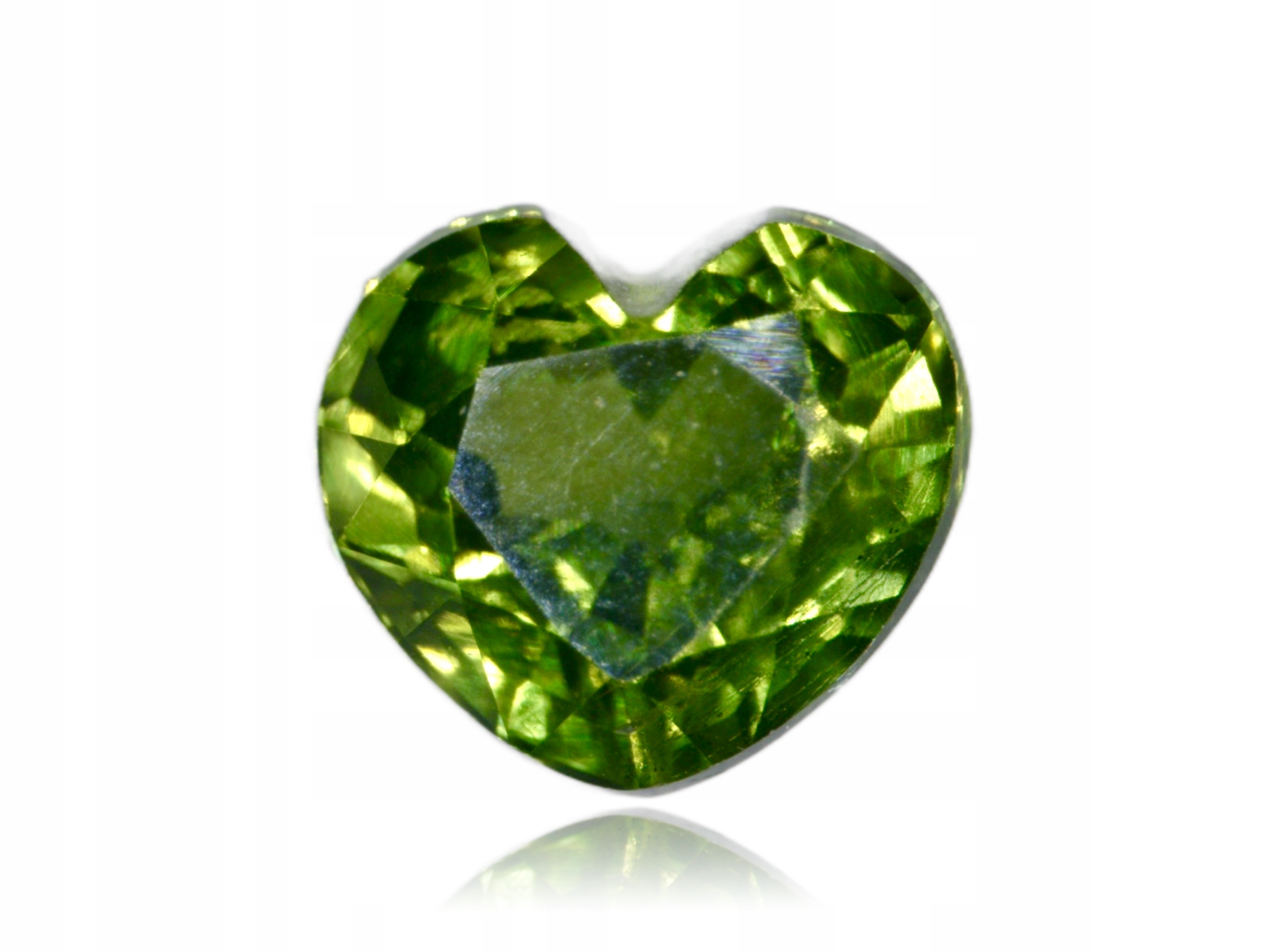 Safír 0.35ct Zelené srdce eCertifikát Wbd