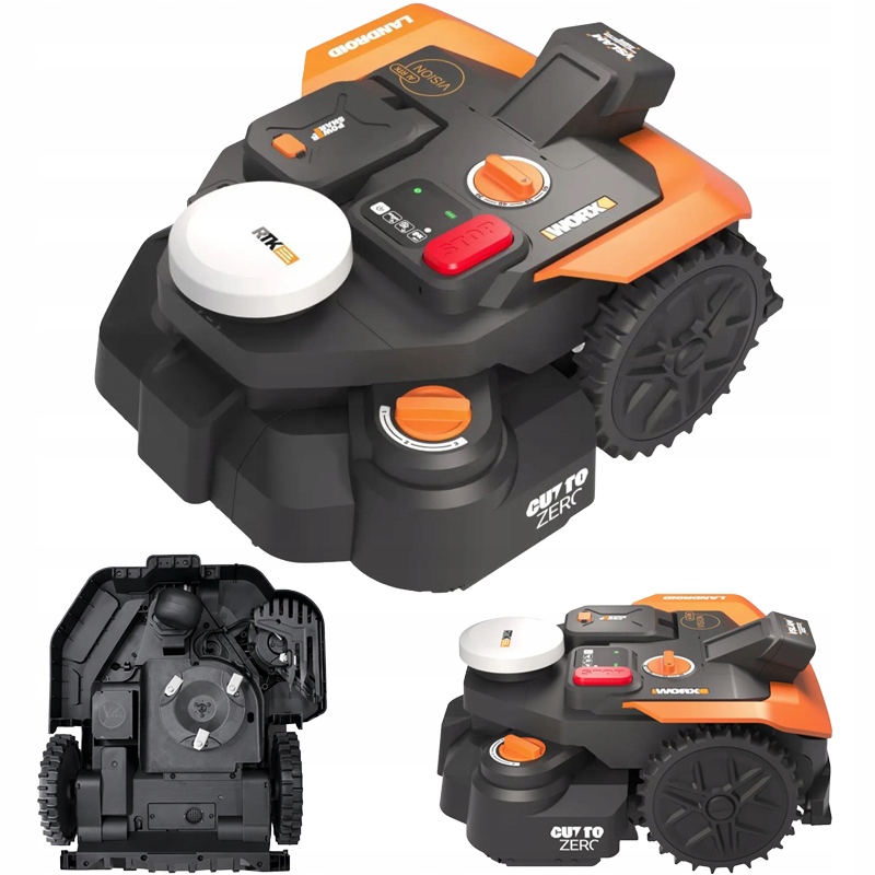 Robot koszący Worx Landroid Vision Cloud M800 WR308E Bez kabla GPS 800 m²
