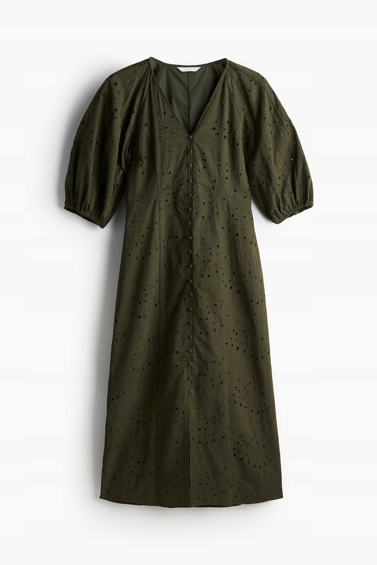 H&m 34/XS šaty s anglickým vyšíváním