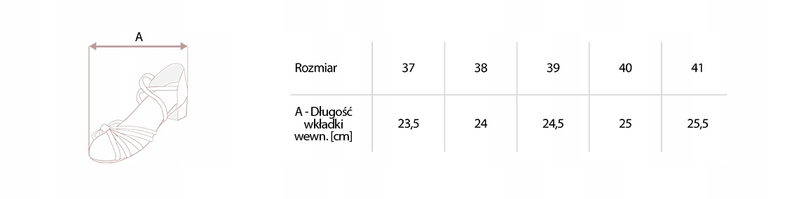BUTY DO TAŃCA TOWARZYSKIEGO CIELISTE TANIEC 3CM 39 Płeć kobieta