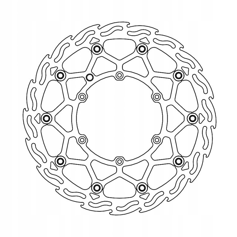 Moto-master Predný Plávajúci Kotúč 320 M Supermoto Ktm, Husqvarna, Husaberg