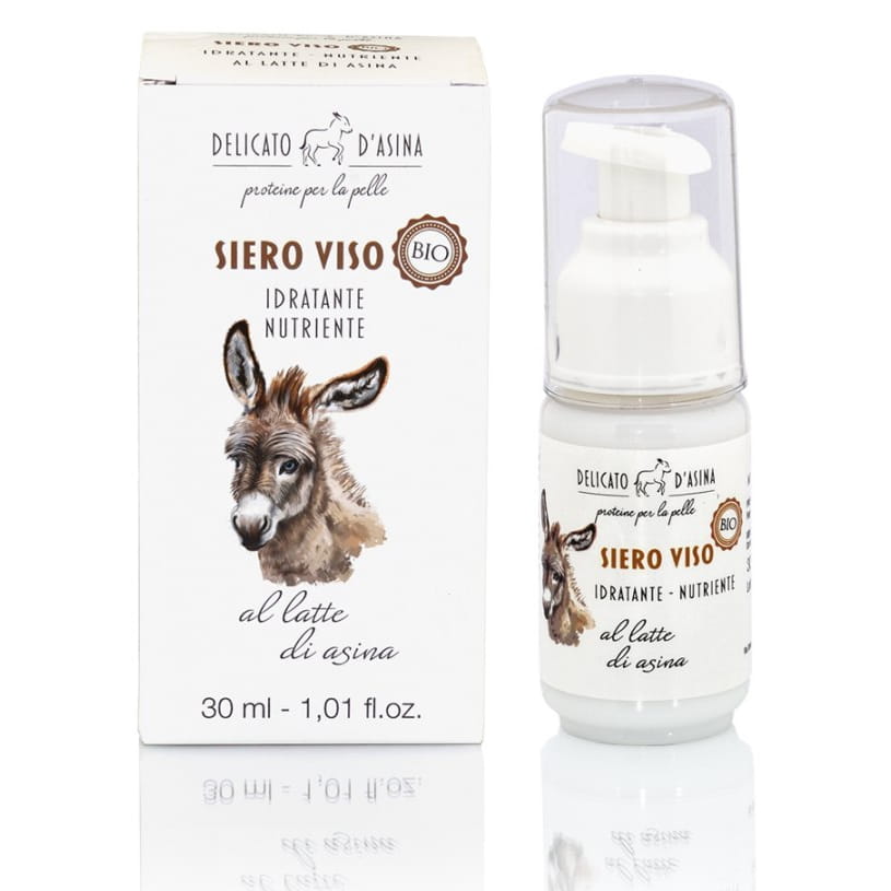 Hydratační liftingové sérum na obličej s oslím mlékem Delicato D´Asina