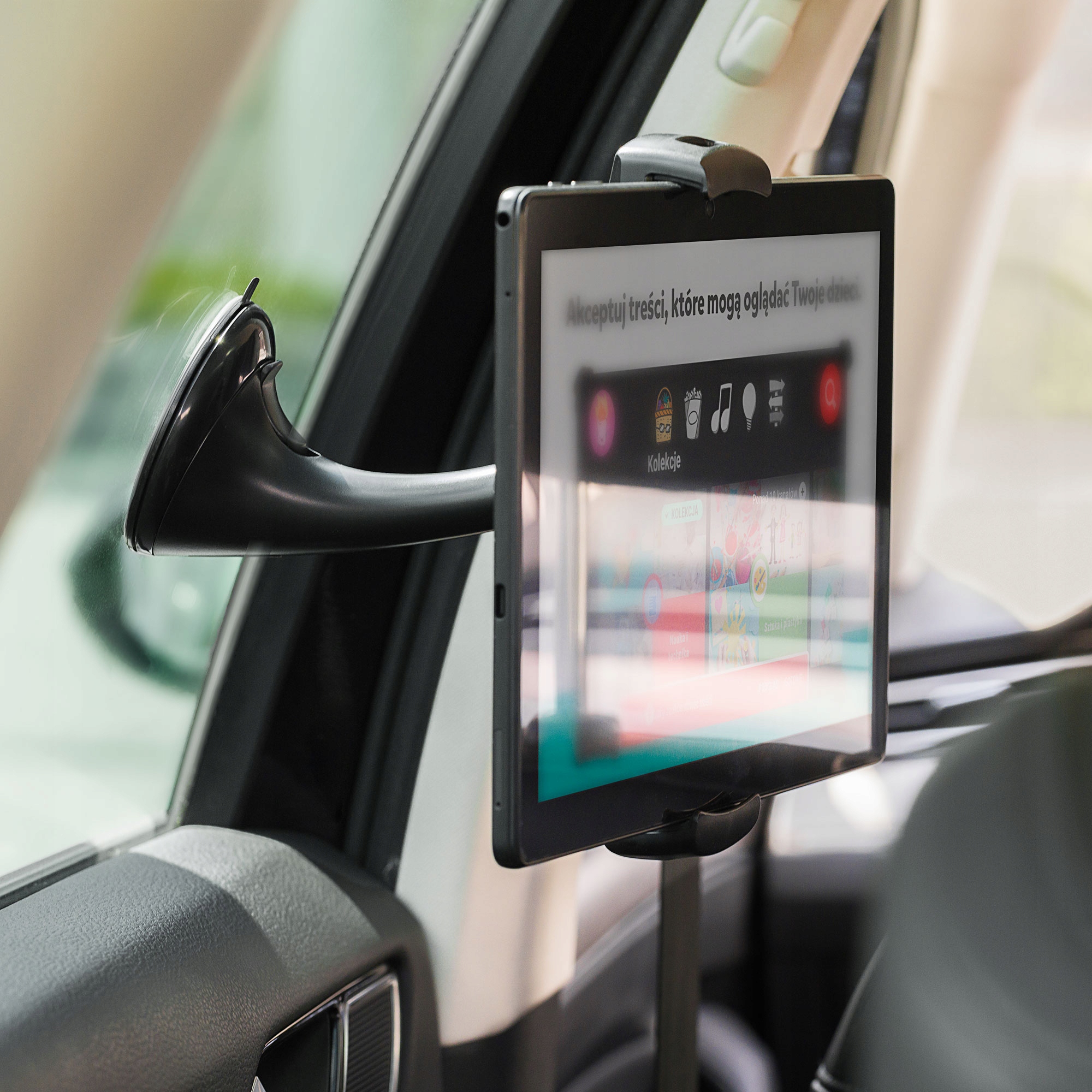 Uchwyt na tablet do samochodu Kruger&Matz Waga produktu z opakowaniem jednostkowym 0.15 kg