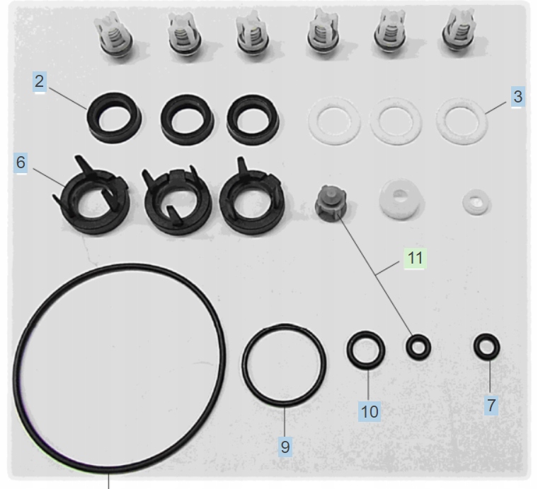 Zestaw naprawczy pompy Karcher K7 Hd 5/15 4/11 6/13
