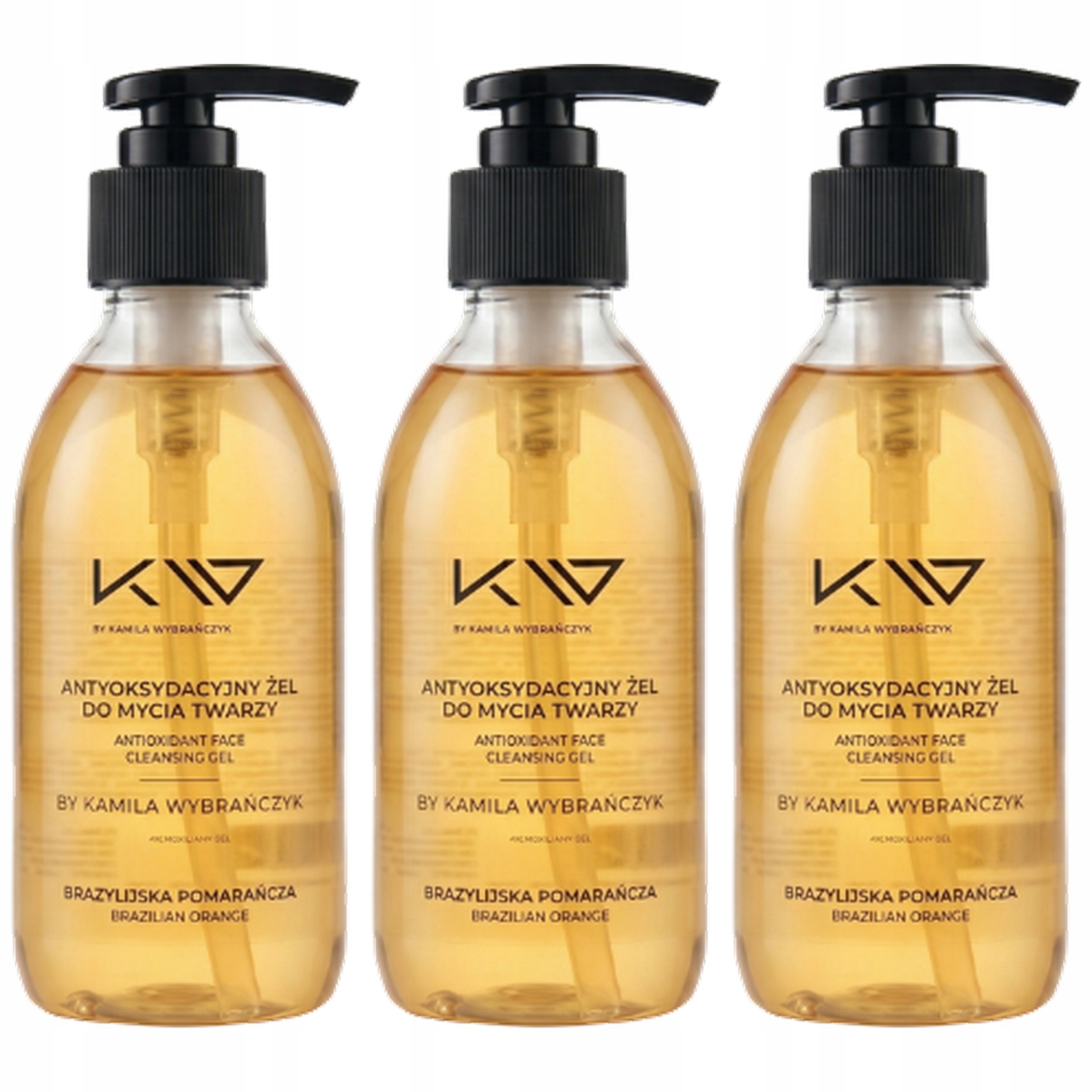 3 x Gel čisticí gel na obličej 200 Ml Kamila Vyvolená