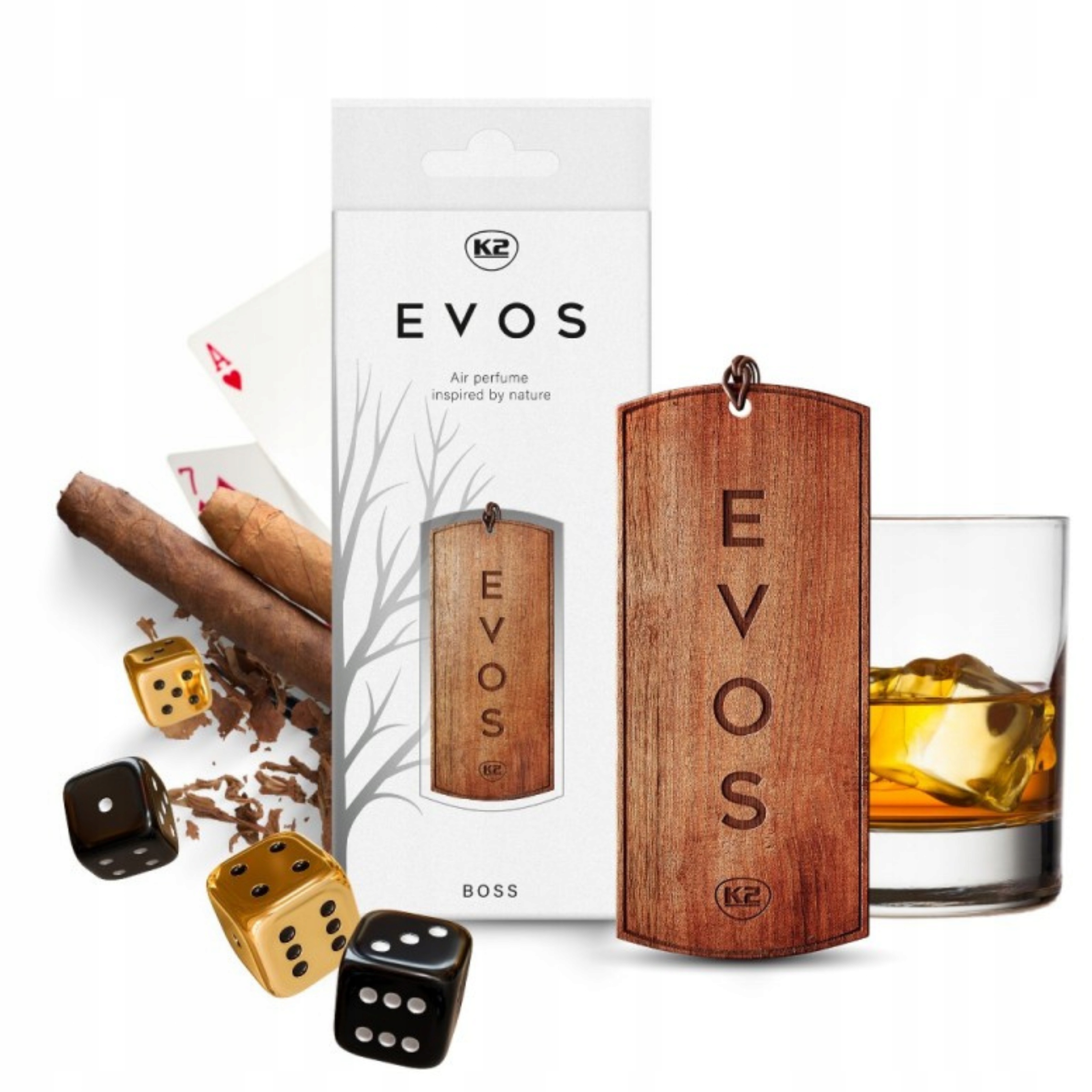 NATURALNA ZAWIESZKA ZAPACHOWA Z LOGO DO SAMOCHODU AUTA FURY K2 EVOS BOSS Rodzaj zawieszki