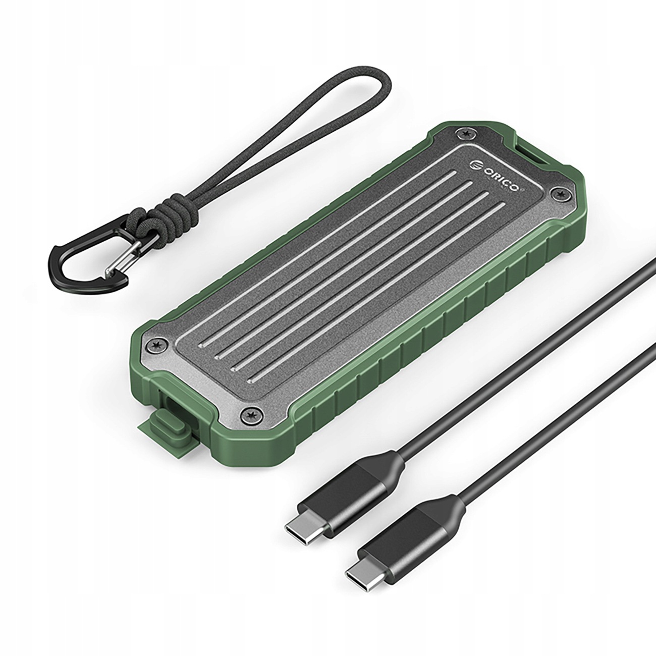Zesílená taktická disková kapsa OTPX-G2 M.2 NVMe Sata Ssd Usb-c