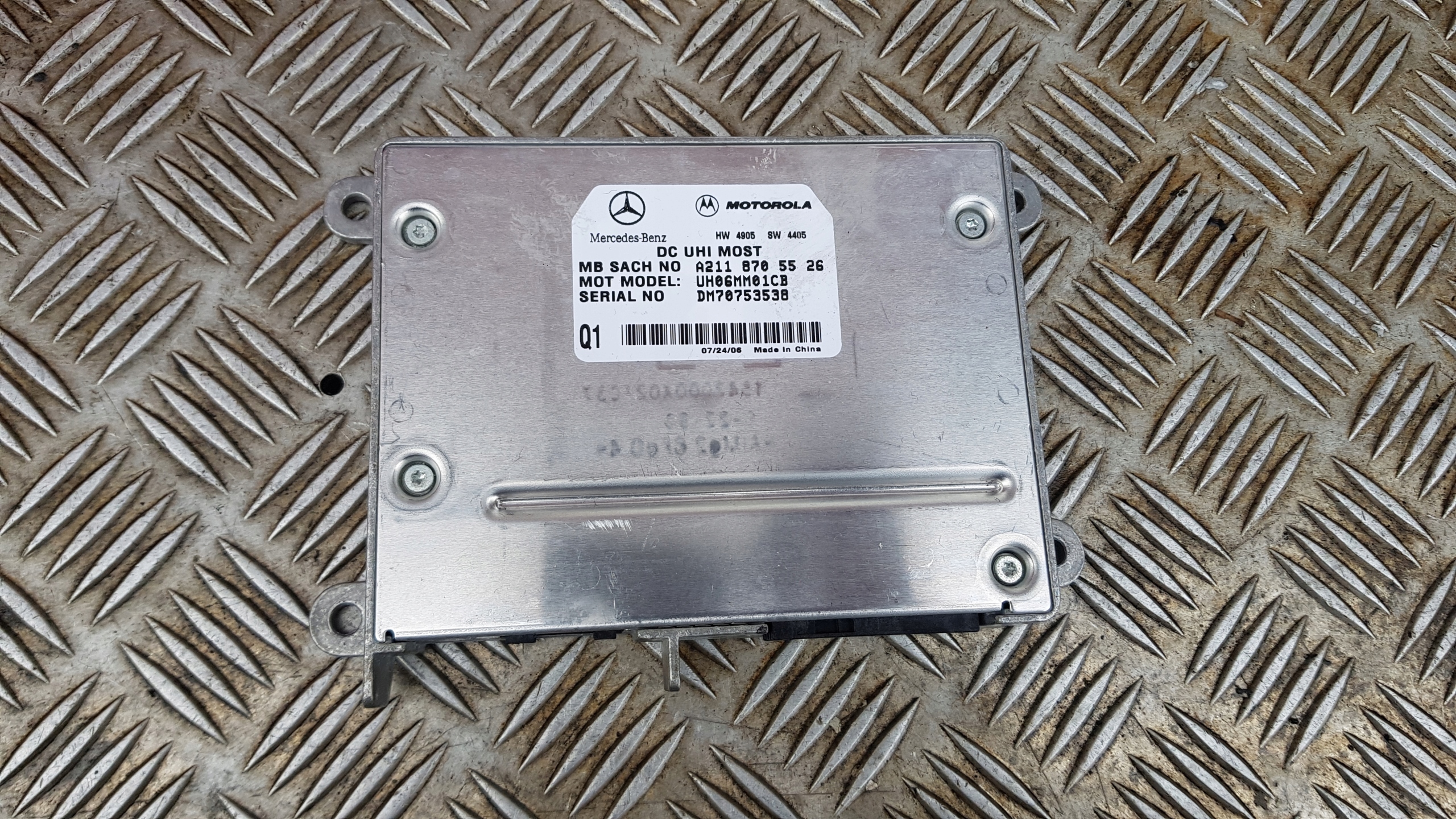 MERCEDES W211 W164 control unit BLUETOOTH A2118705526