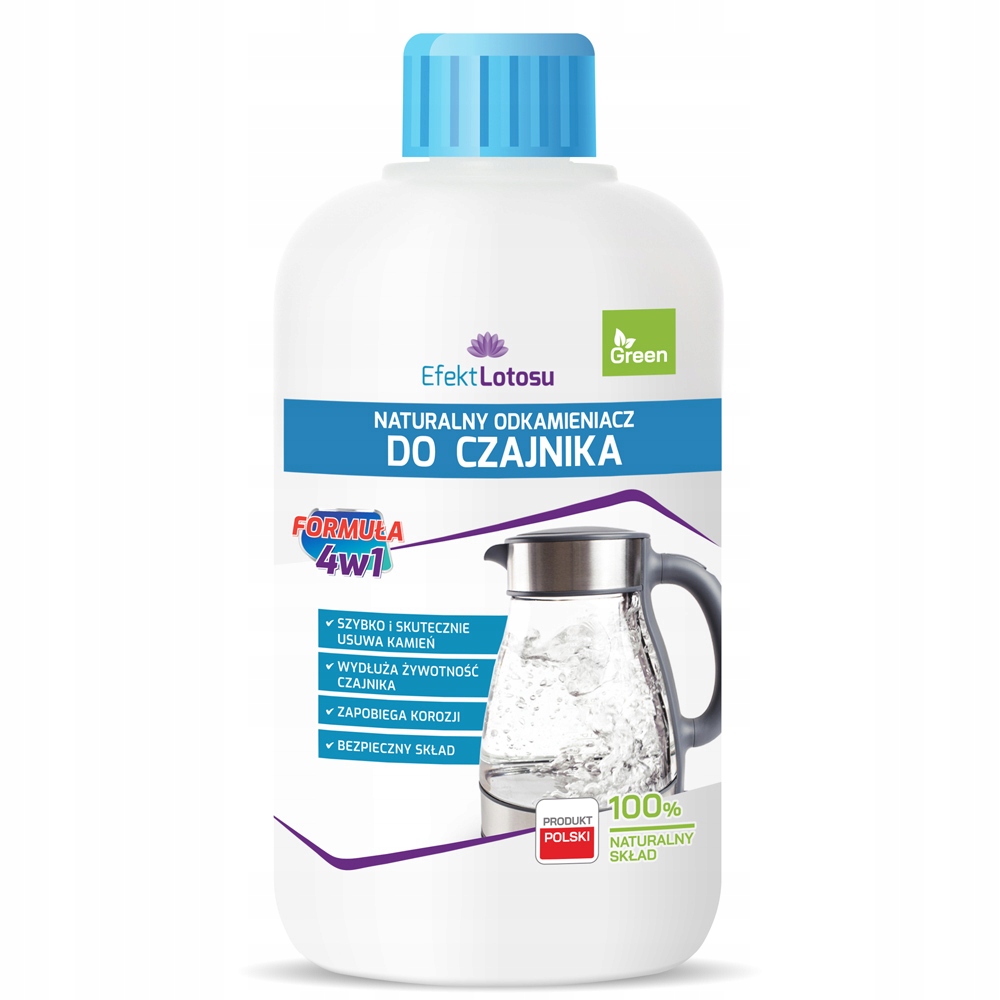 

Naturalny Odkamieniacz do Czajnika w Płynie 4w1