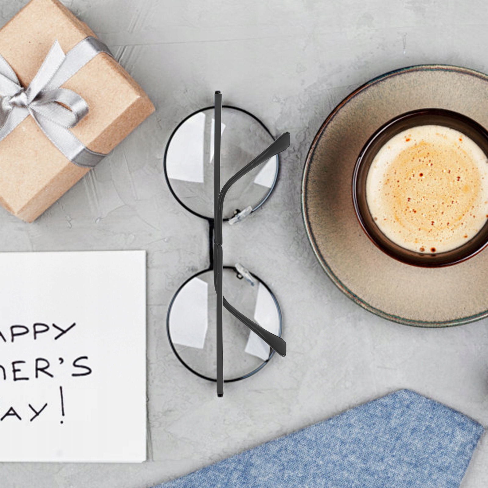 WYMIENNE RAMIĘ OKULARÓW 1 PARA UNIWERSALNE METALOWE RAMIĘ OKULARÓW Marka bez marki