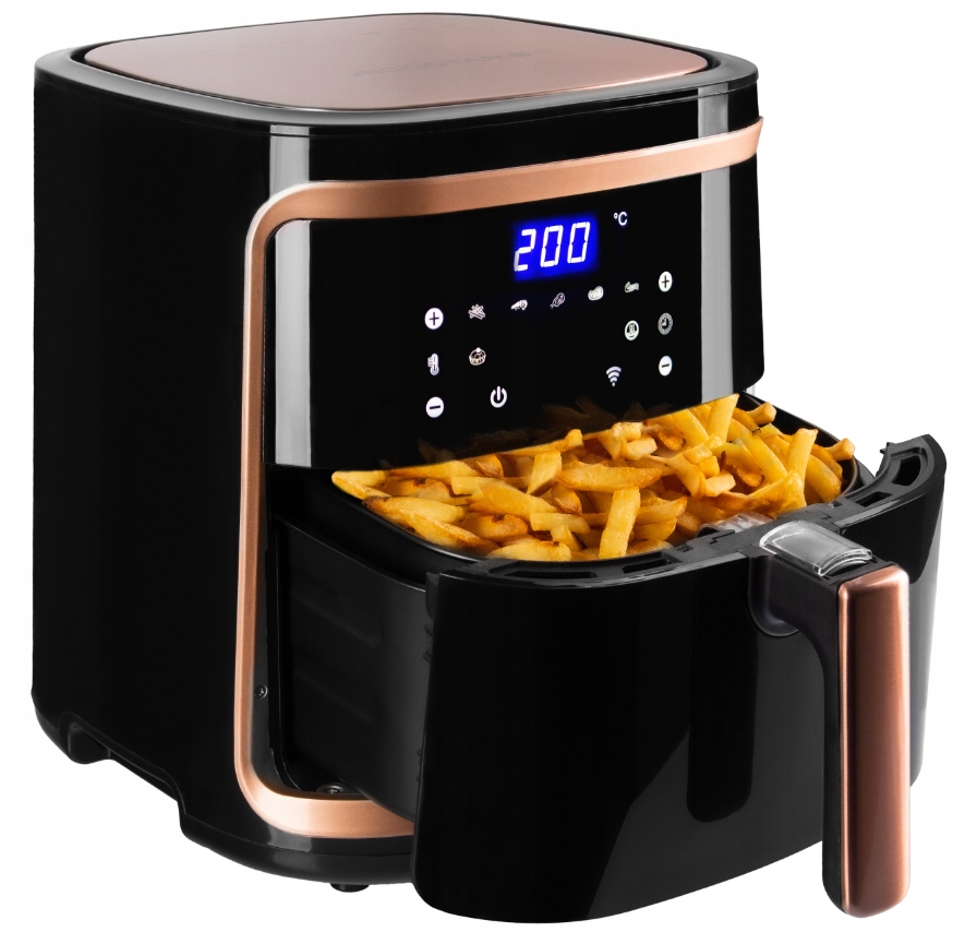 Beztuková Fritéza Ava Gold 7L 1900W Air Fryer XL Fritéza LCD