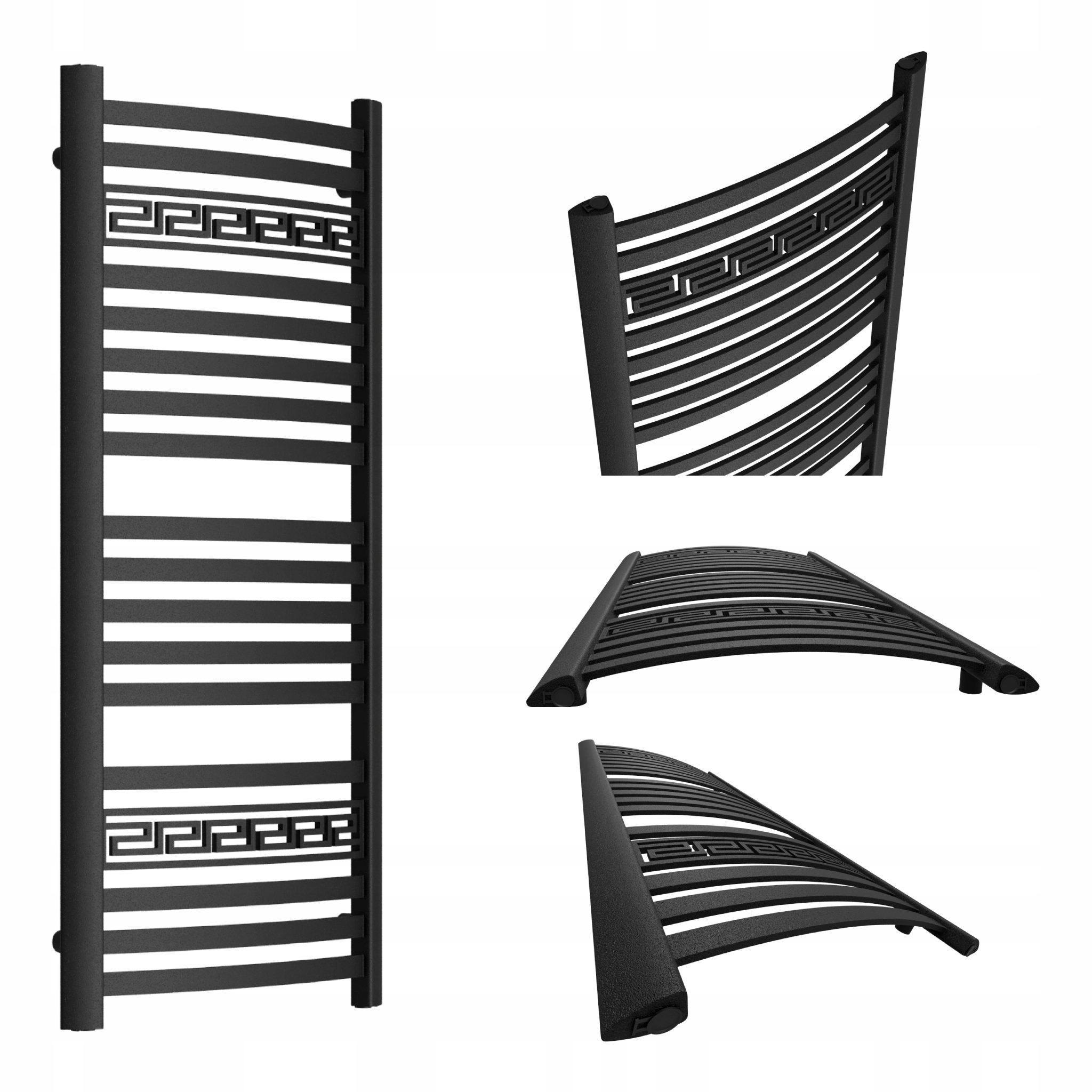 Koupelnový Radiátor Emiter 1150x570 Černý Str