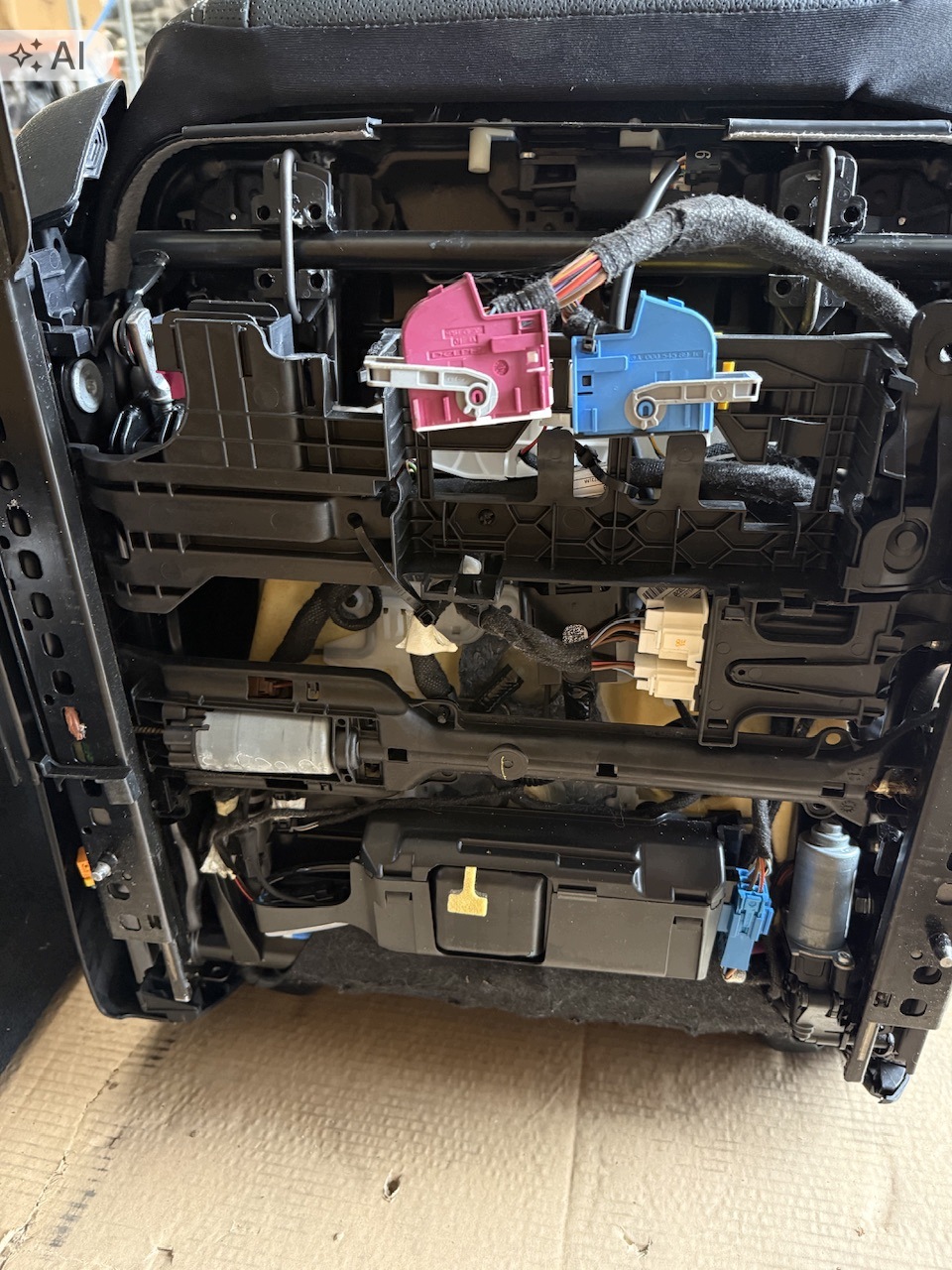 seats side TUNEL MERCEDES GLS X167 6 axis. + MODULY 1
