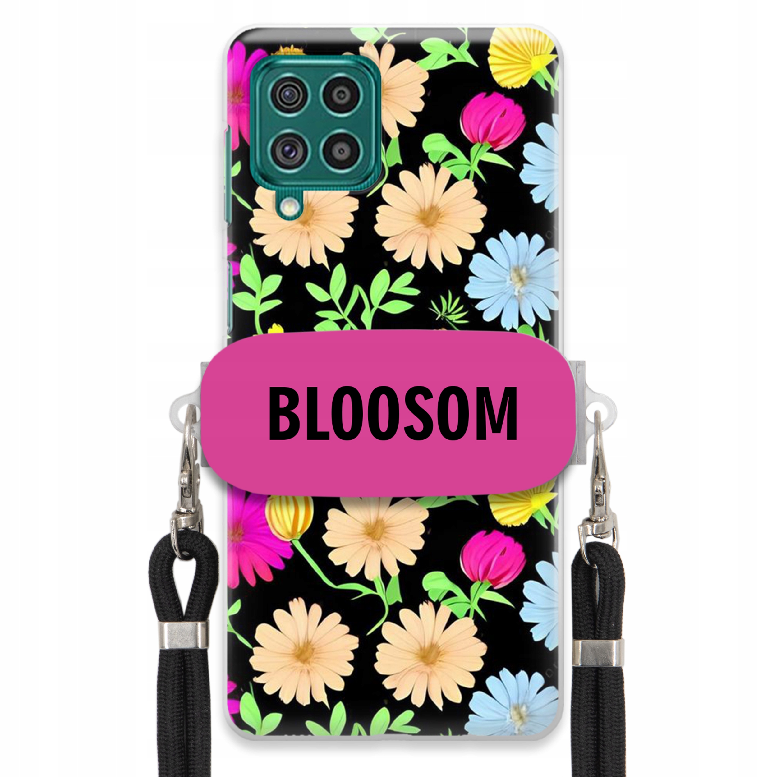 Pouzdro Držák Crossbody pro Samsung M62 Kryt Case Květiny Bloosom Flower