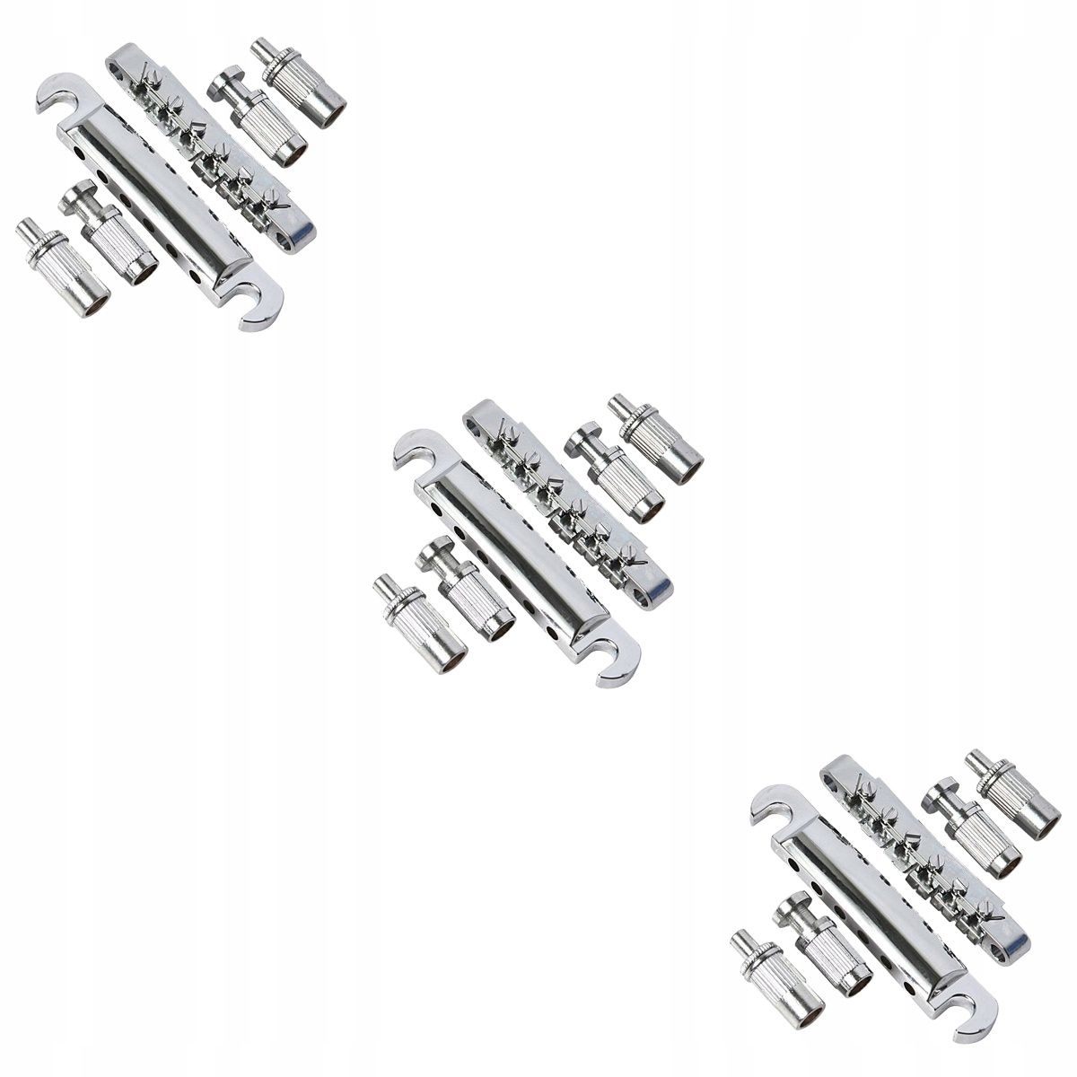 18 sztuk Gitara siodło Gitara basowa most Kolor srebrny