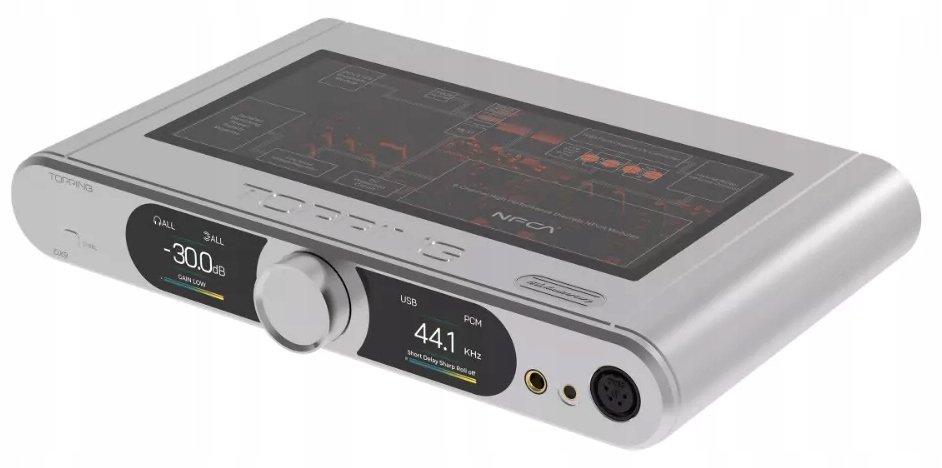 WZMACNIACZ SŁUCHAWKOWY STACJONARNY DAC/AMP BLUETOOTH 5.1 AKM AK4499EQ Kod producenta DX9-BK-EU