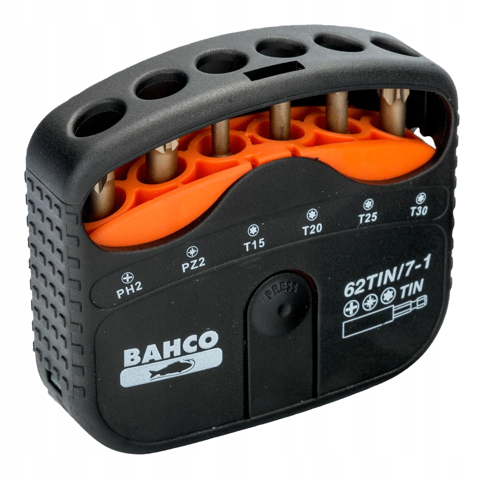 Sada 7 kusů bitů nitrid titanu s univerzálním držákem 1/4“ Din 3126-C6