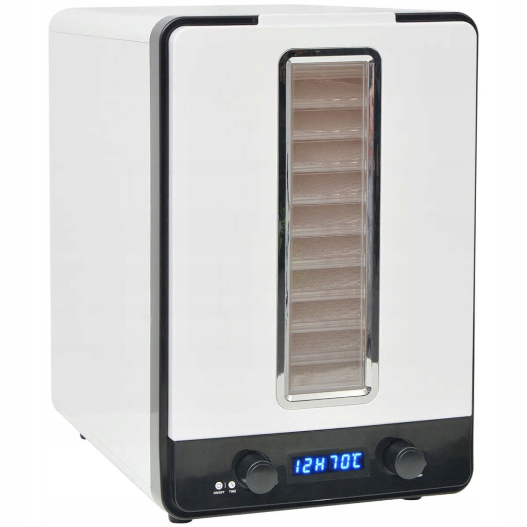 

Dehydrator do żywności z 10 tacami, biały, 550 W