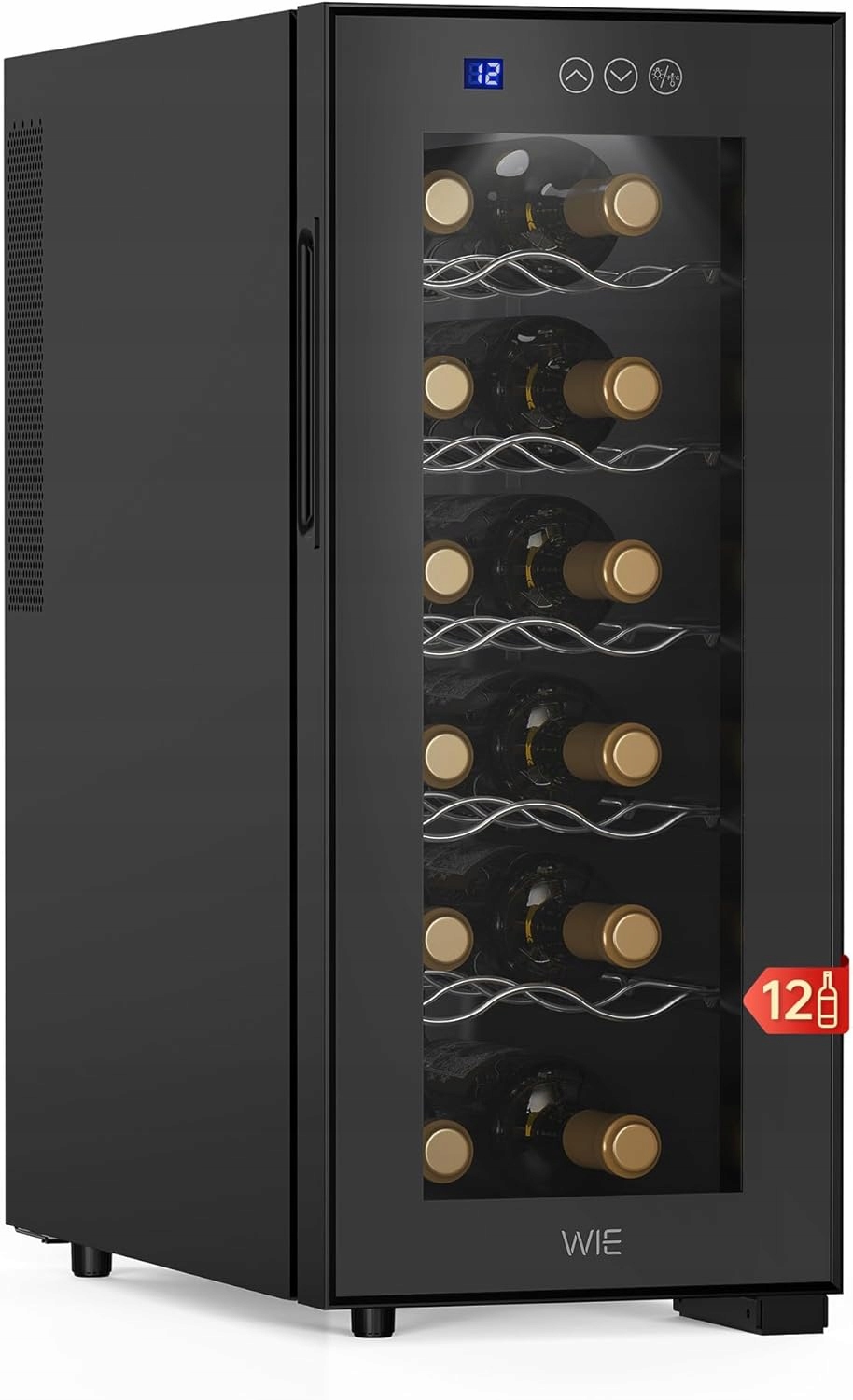 Chladnička Na Víno Vie Chladničku Na Nápoje 33 L Led Vinotéka Na 12 Fliaš