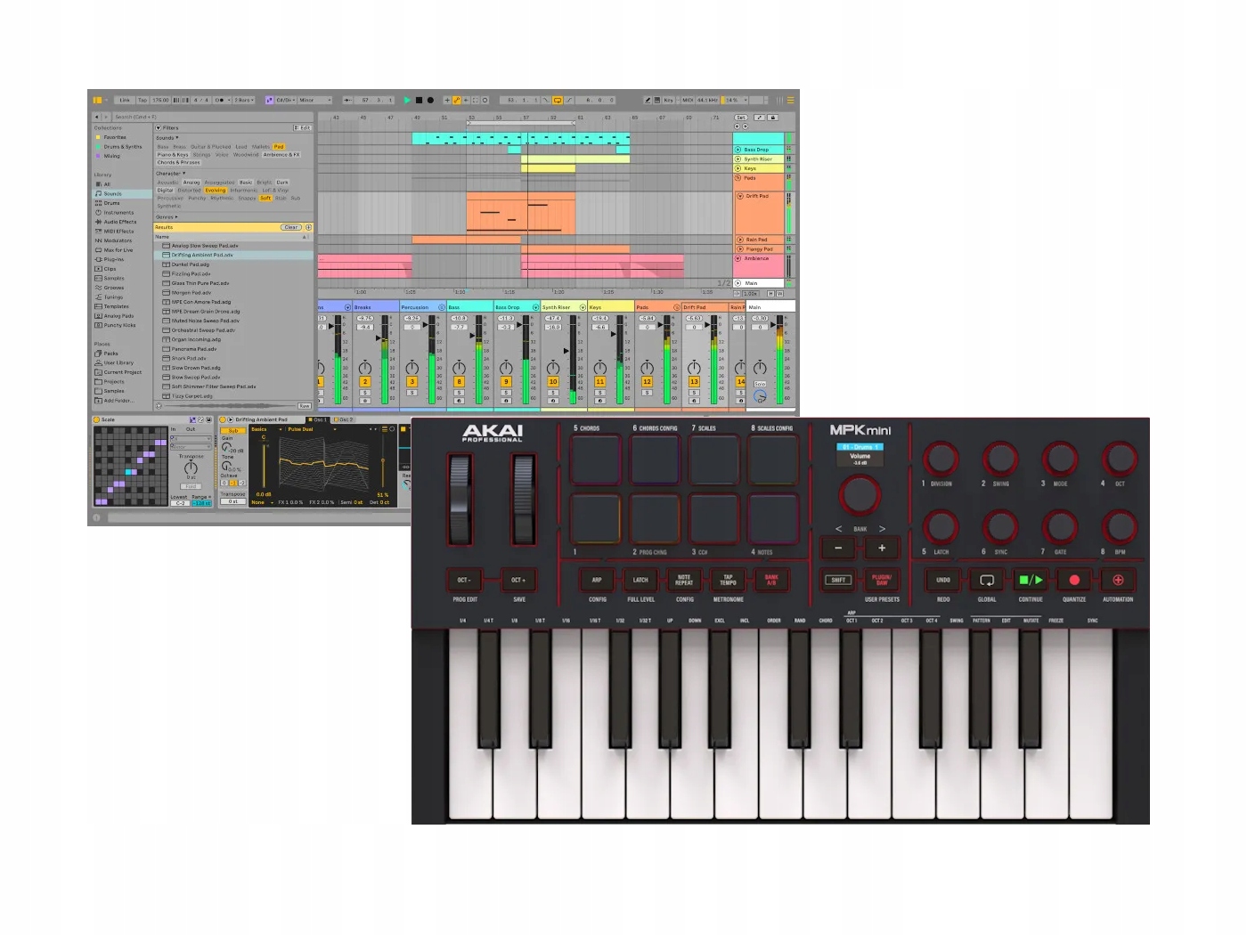 Ableton Live 12 Suite & Akai Mpk Mini IV Black Balíček Ableton Live 12 Suite