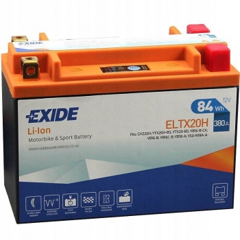 

Akumulator Exide Lithium ELTX20H 7Ah 84Wh 380A