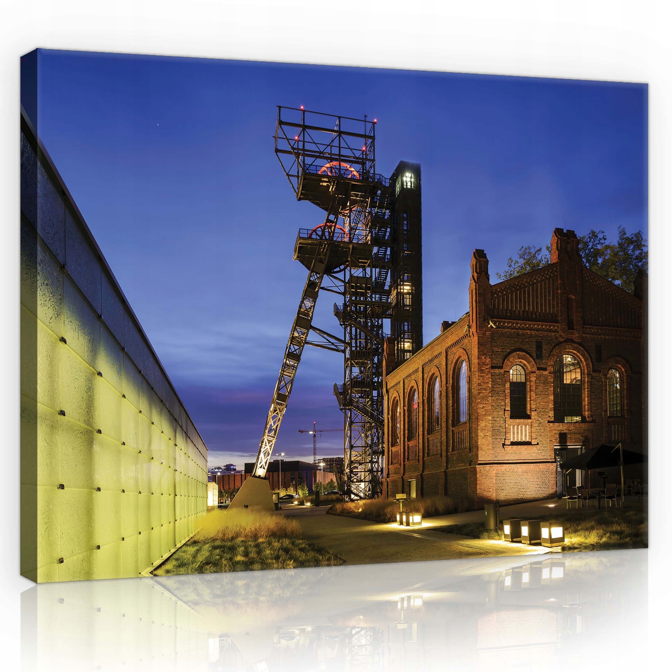 Obraz 70x50 Metalická krajina Industriální minimalismus ve vašem obývacím pokoji