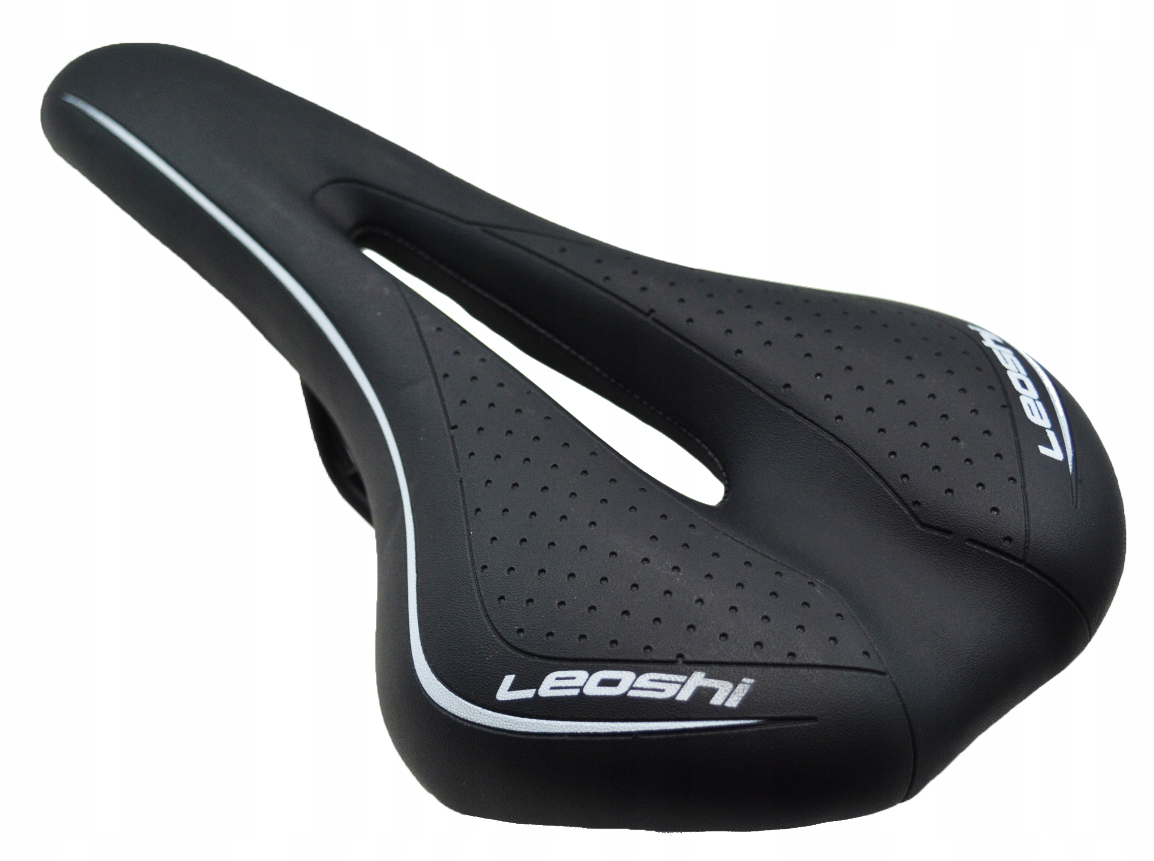 

Siodełko rowerowe Leoshi Mtb otworem black white