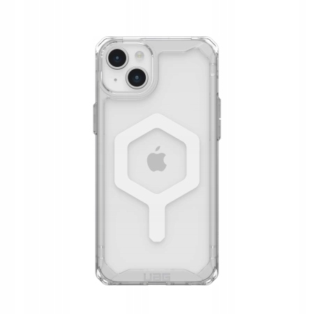 Pouzdro Uag Plyo MagSafe pro iPhone 15 Plus průsvitné a bílé
