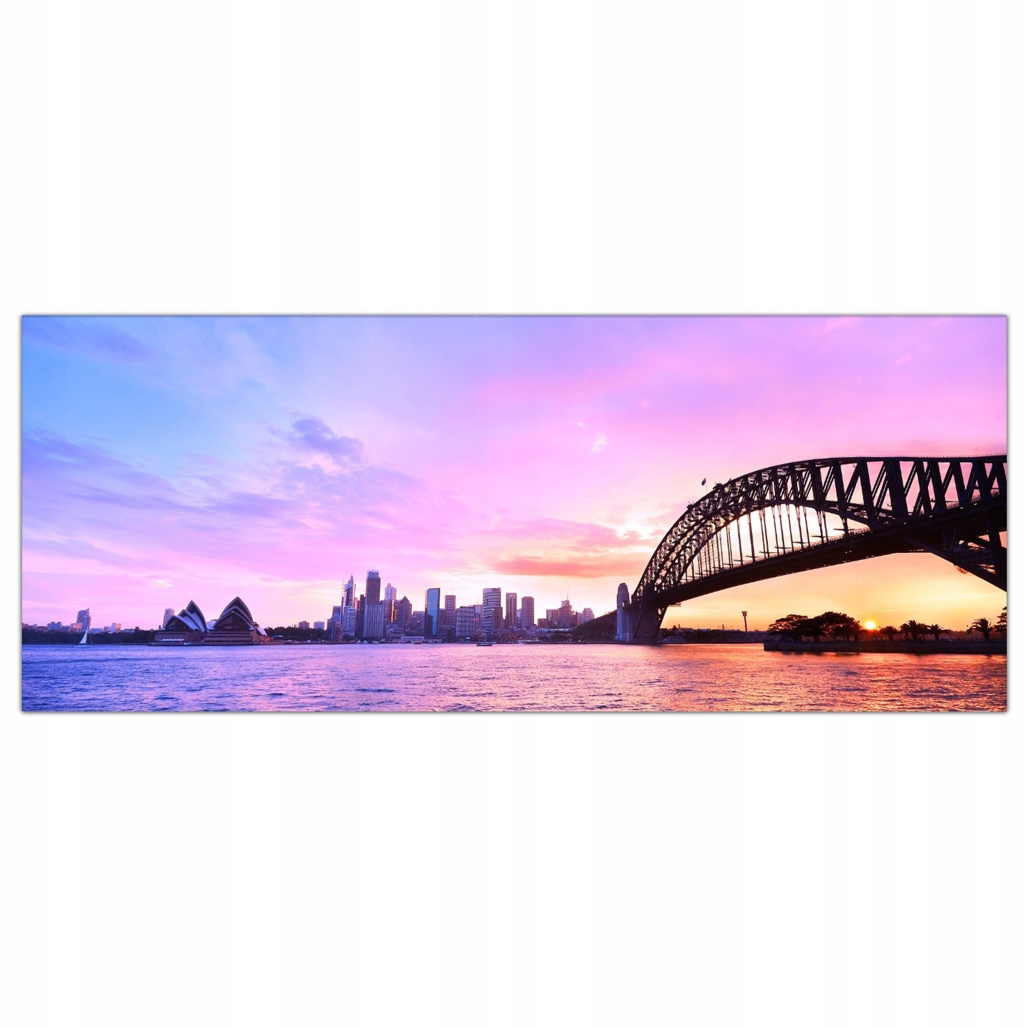 Sydney Oceanský přístav 125x50 Panel tvrzené sklo