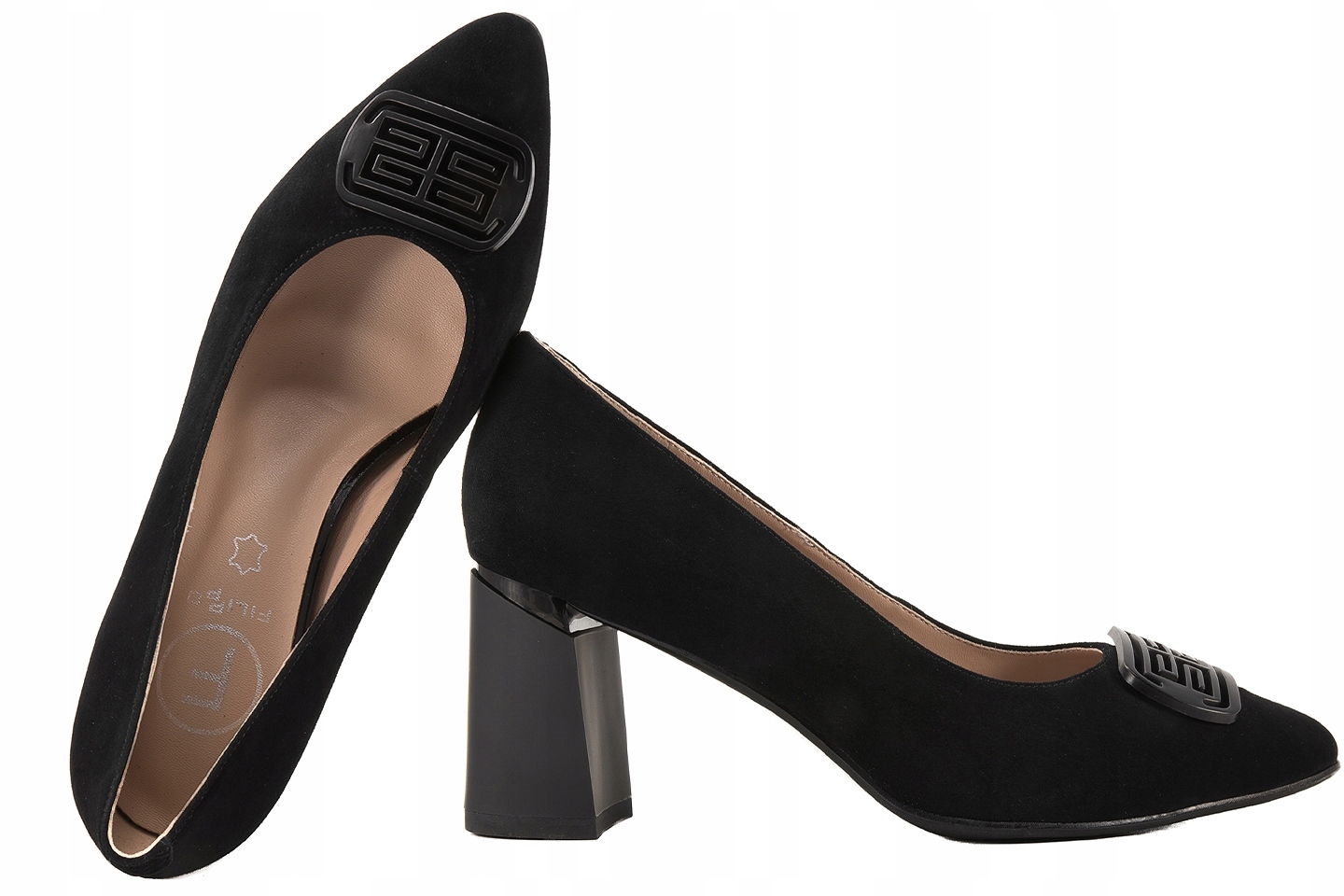 Filippo DP6176 Dámské Polobotky Na Podpatku, Kožené, Lodičky