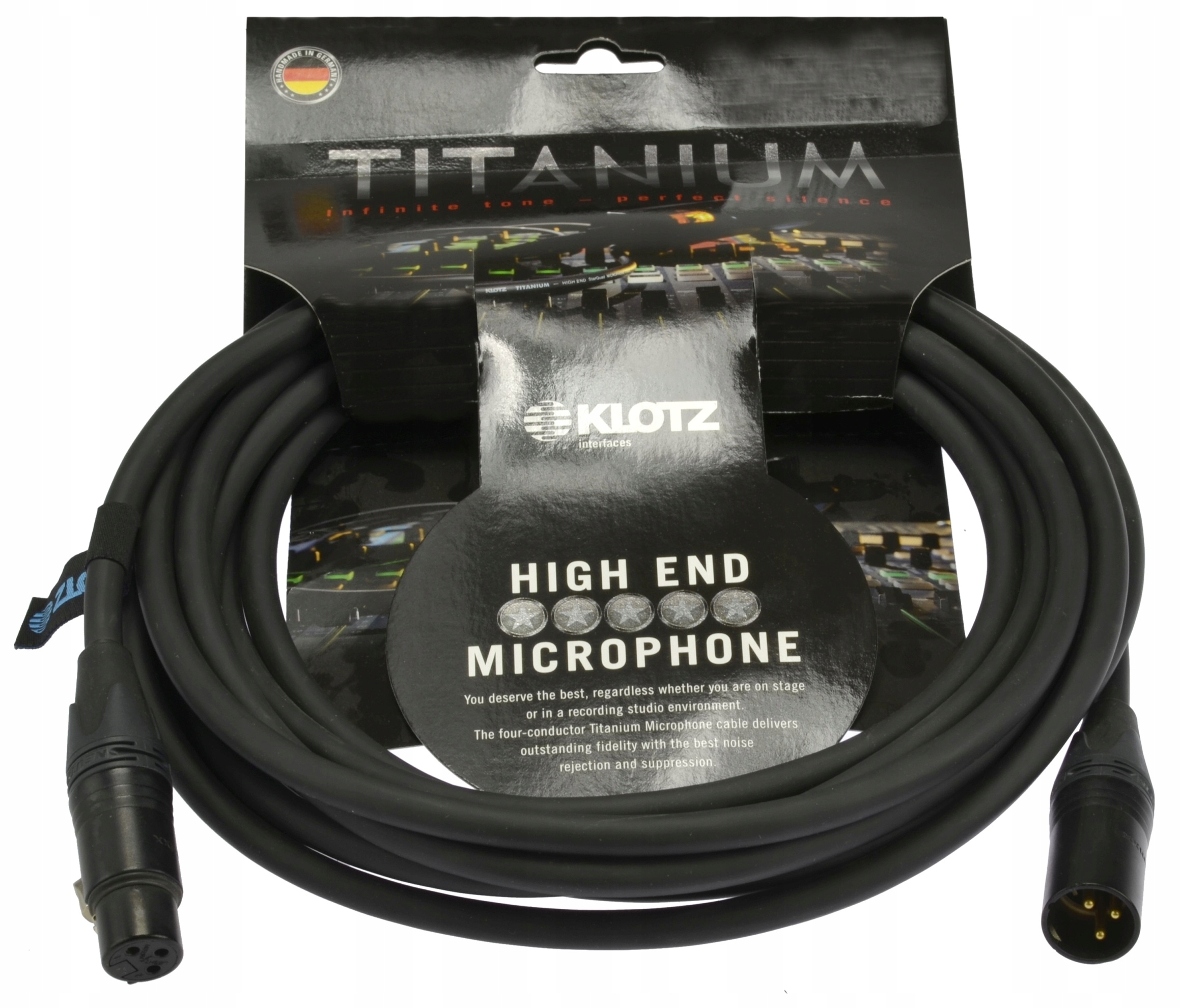 Klotz Titanium Kabel mikrofonowy Xlr Hi-End 5m