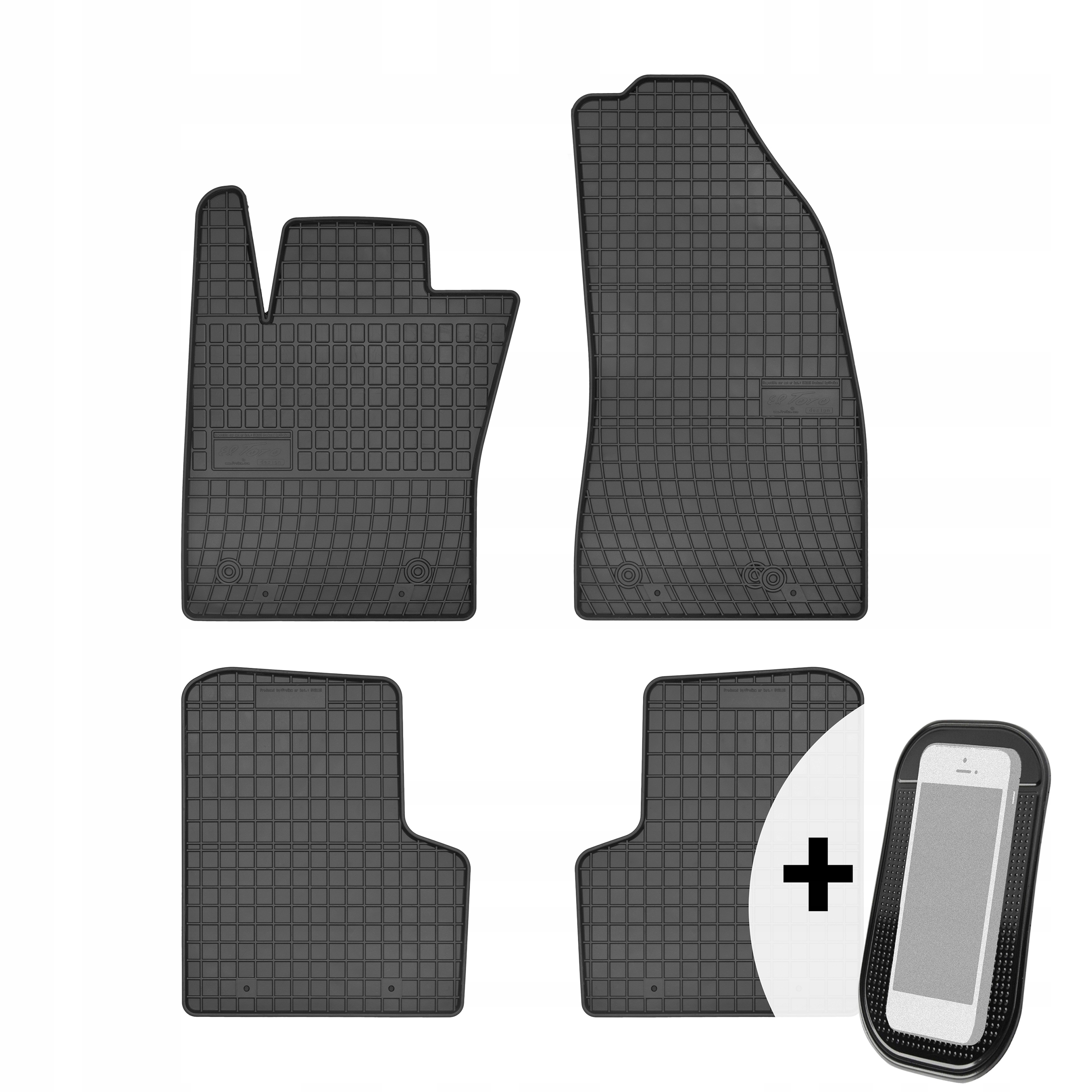 Gummimatten Gummi Fußmatten für Jeep Renegade ab 2014 + Antirutschmatte